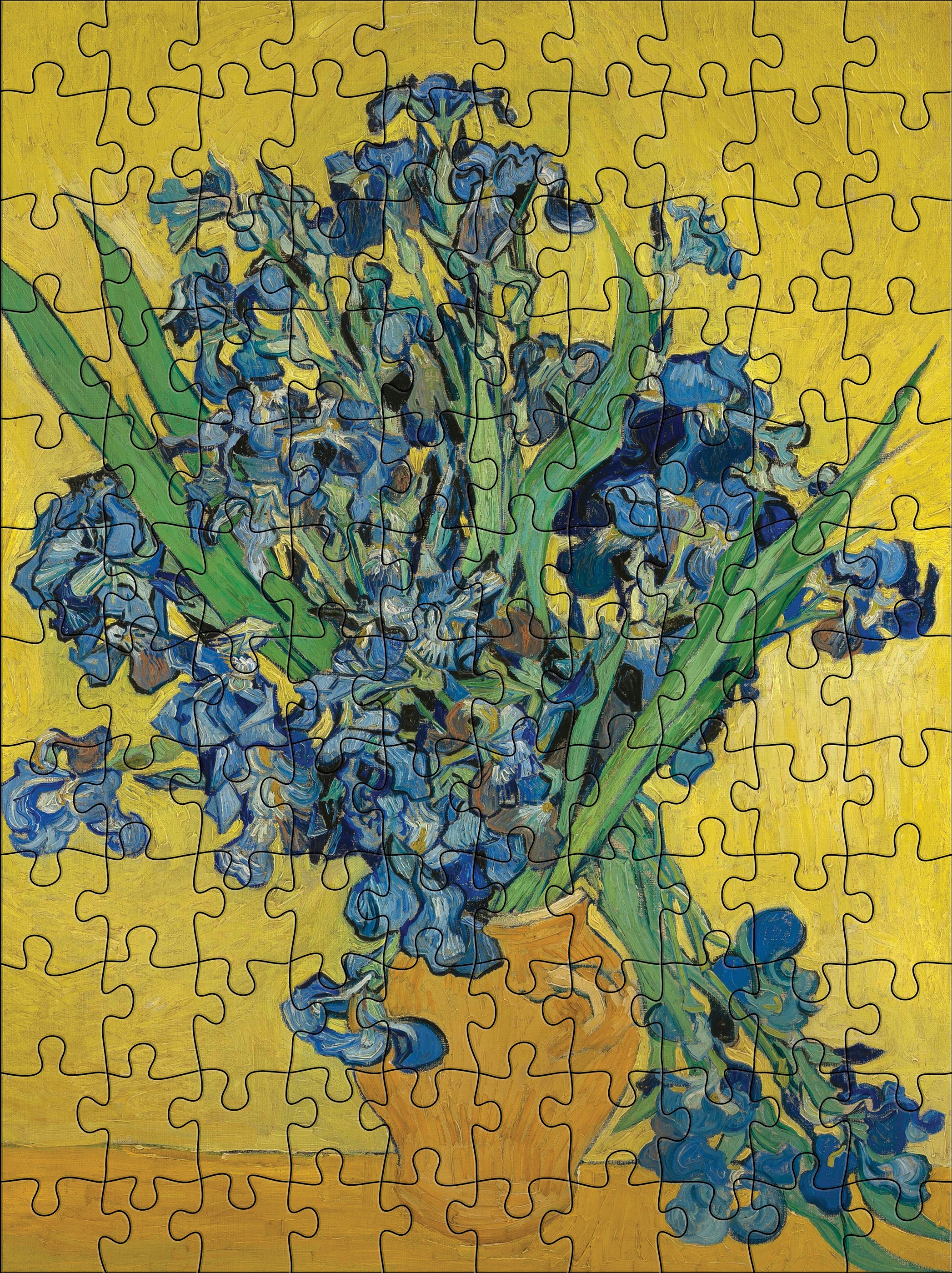 Vincent van Gogh 120-Piece Double-Sided Jigsaw Puzzle Set