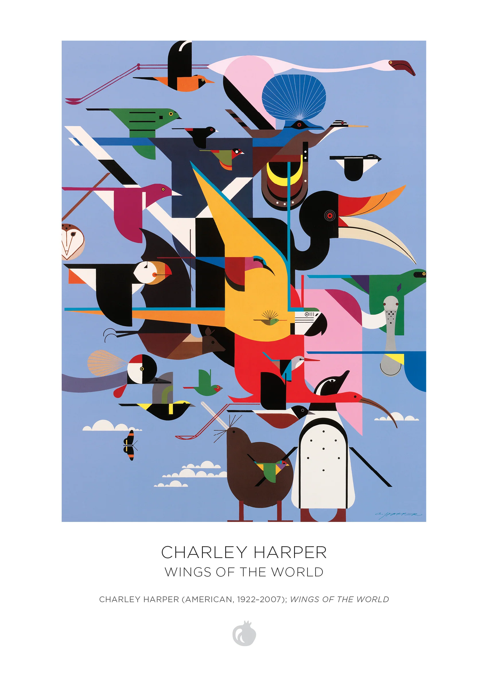 Charley Harper 120-Piece Double-Sided Jigsaw Puzzle Set 7 Charley Harper 120-Piece Double-Sided Jigsaw Puzzle Set