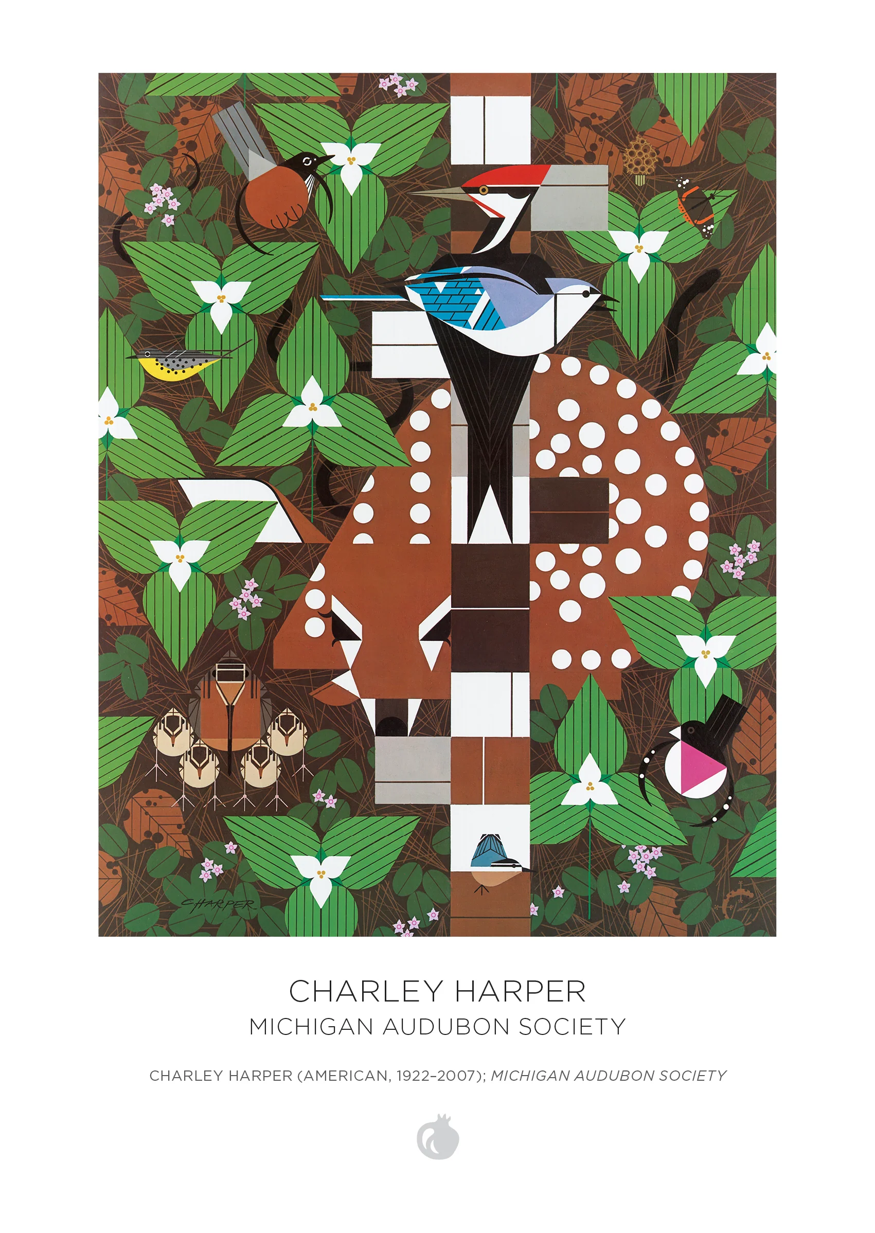 Charley Harper 120-Piece Double-Sided Jigsaw Puzzle Set 9 Charley Harper 120-Piece Double-Sided Jigsaw Puzzle Set