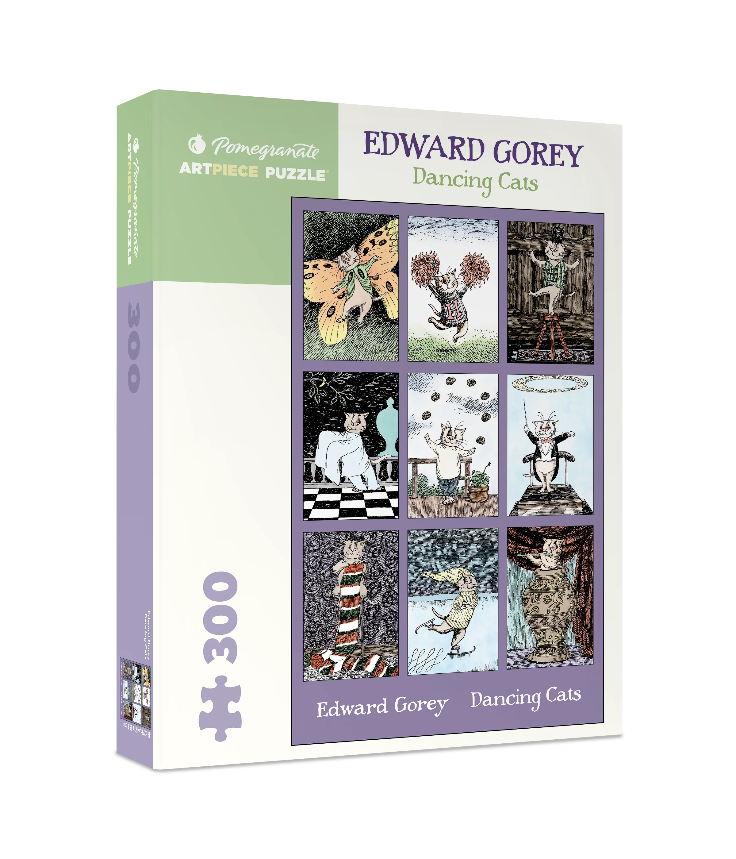 Edward Gorey: Dancing Cats 300-Piece Jigsaw Puzzle