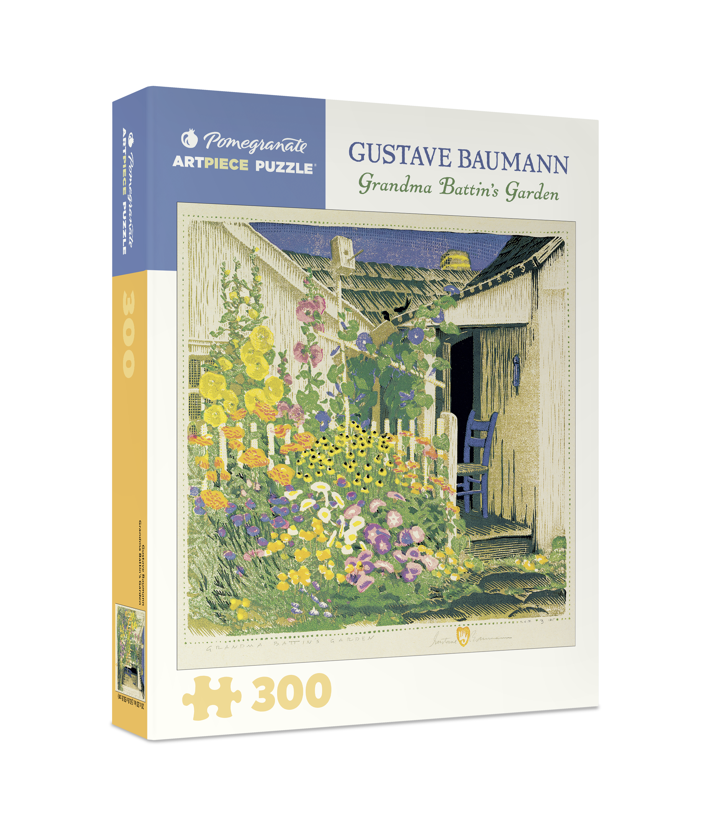 Gustave Baumann: Grandma Battin's Garden 300-Piece Jigsaw Puzzle