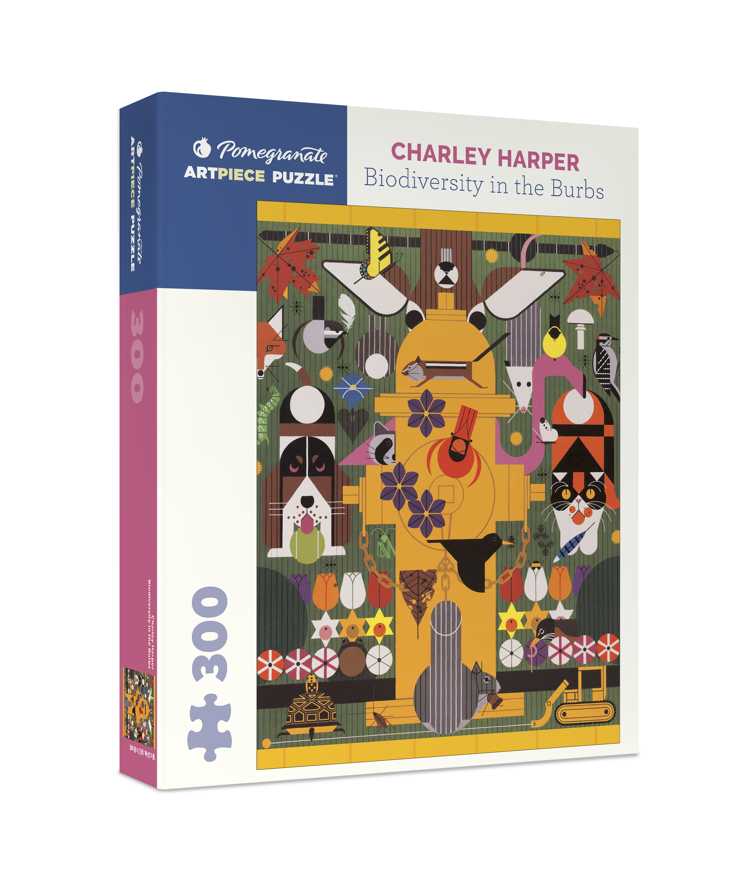 Charley Harper: Biodiversity in the Burbs 300-piece Jigsaw Puzzle