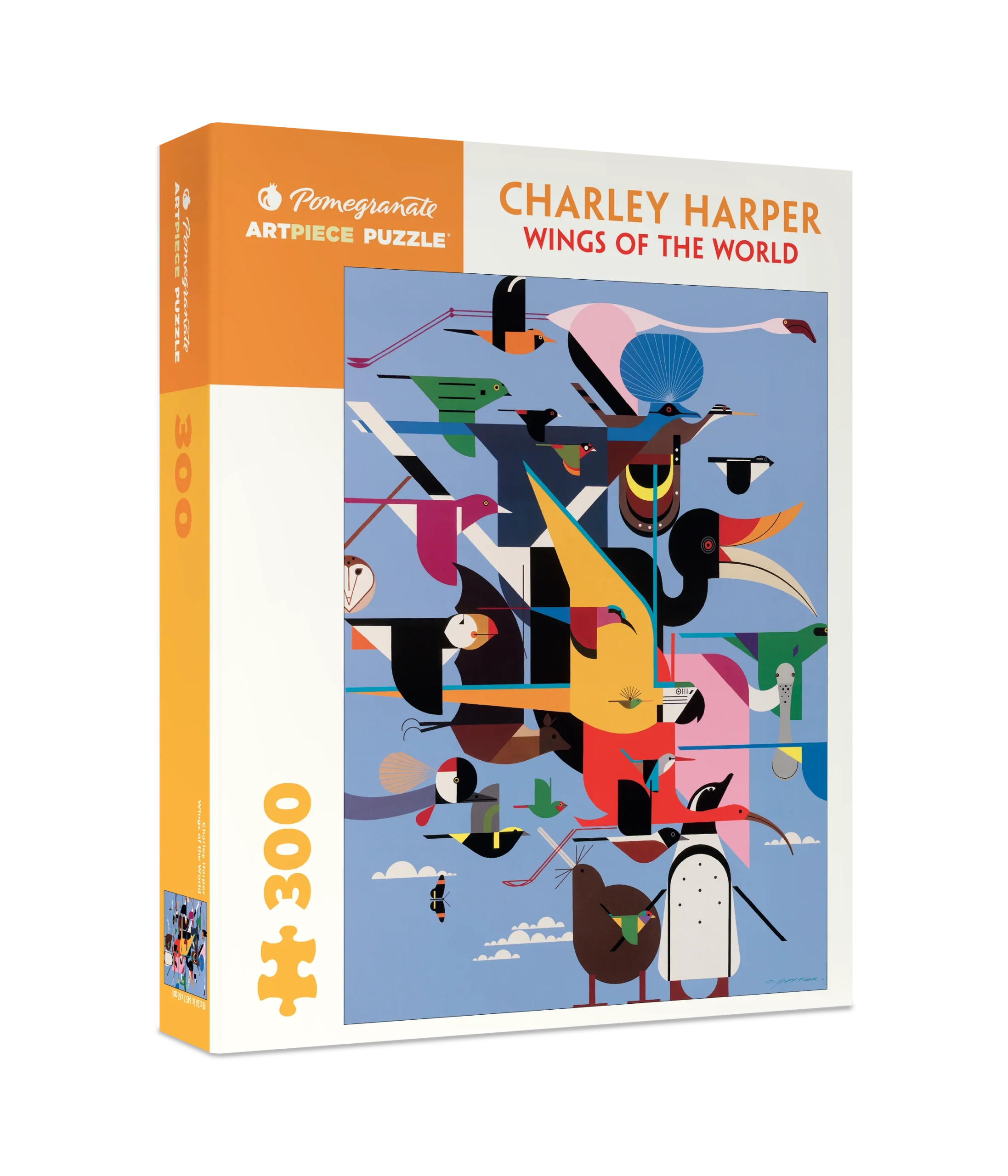 Charley Harper: Wings of the World 300-piece Jigsaw Puzzle