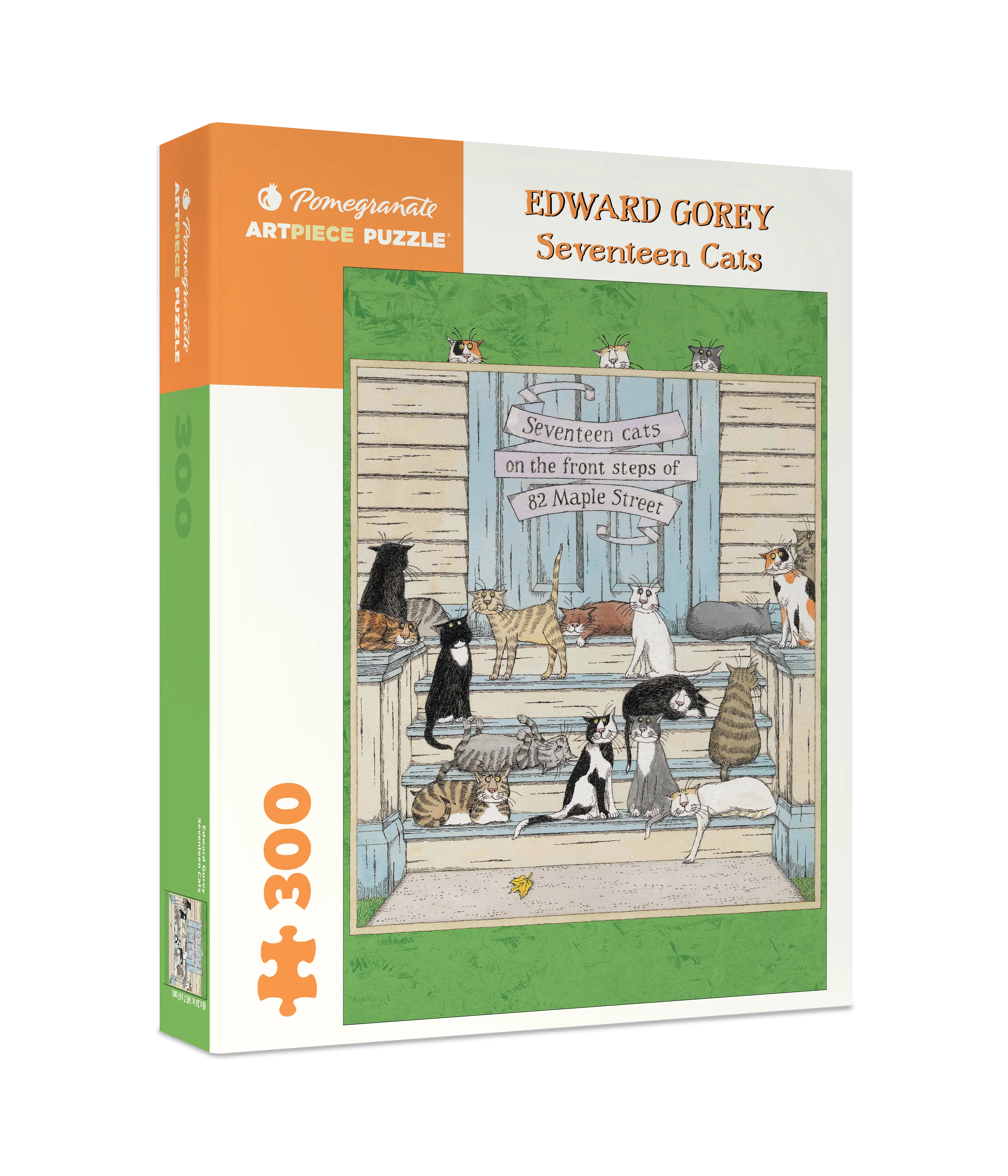 Edward Gorey: Seventeen Cats 300-Piece Jigsaw Puzzle