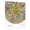 Erin E. Hunter: Floral Compass 500-Piece Circular Jigsaw Puzzle