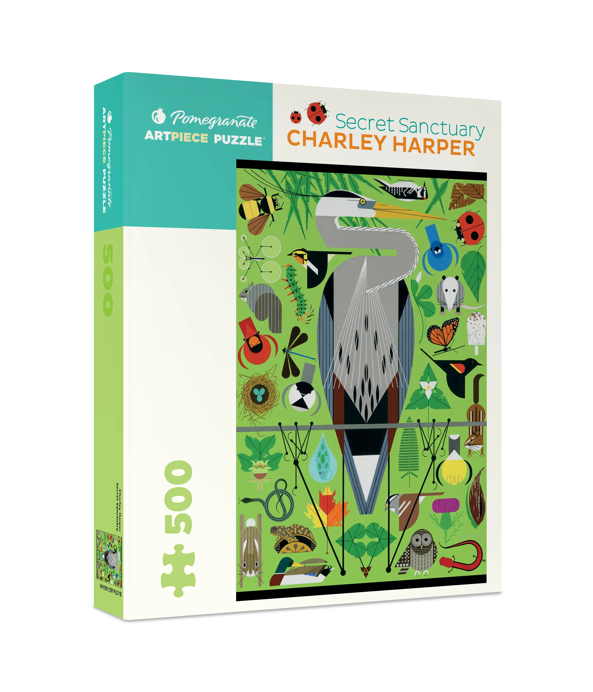 Charley Harper: Secret Sanctuary 500-piece Jigsaw Puzzle