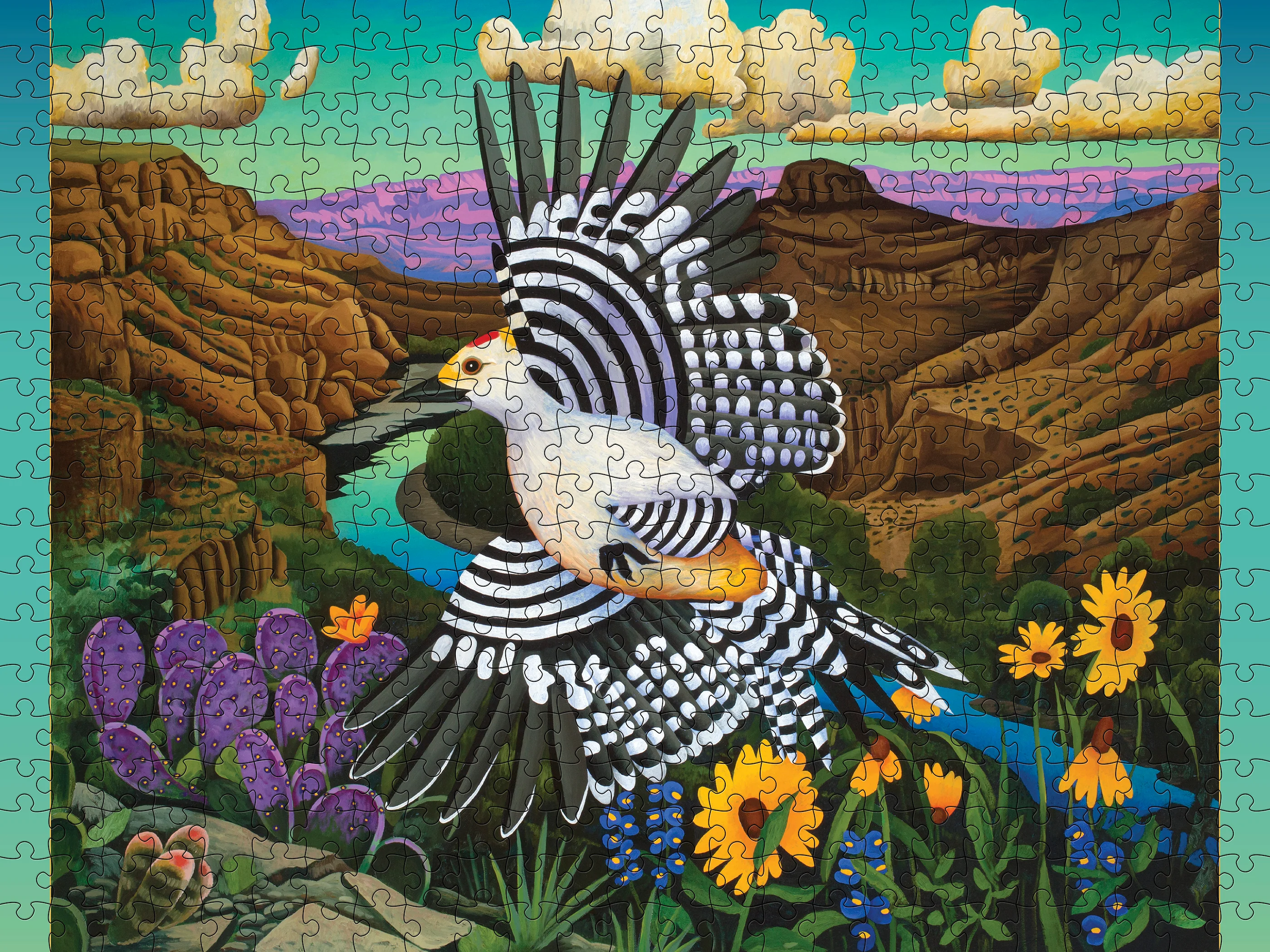 Billy Hassell: Crossing the Rio Grande 500-Piece Jigsaw Puzzle