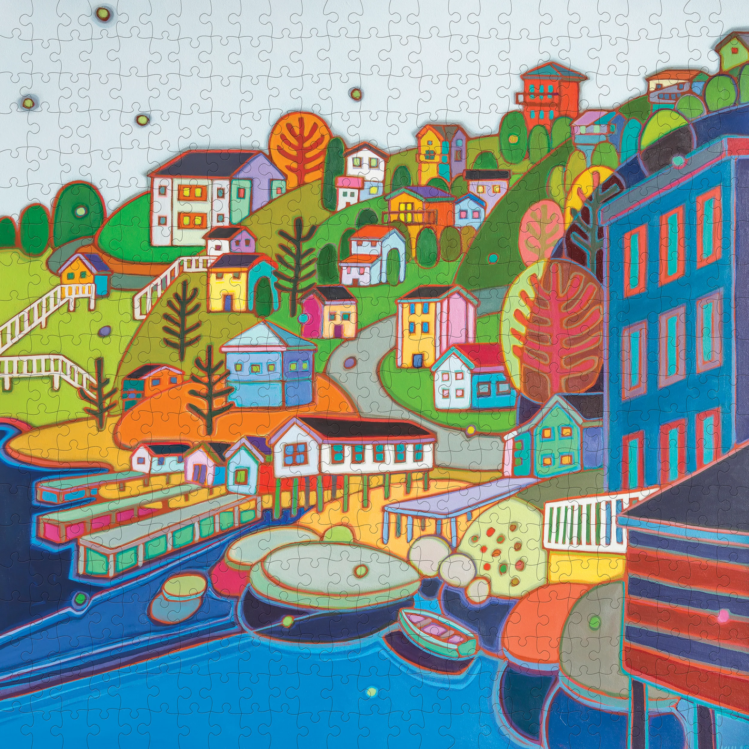 Darlene Kulig: Jelly Bean Hill 500-Piece Jigsaw Puzzle