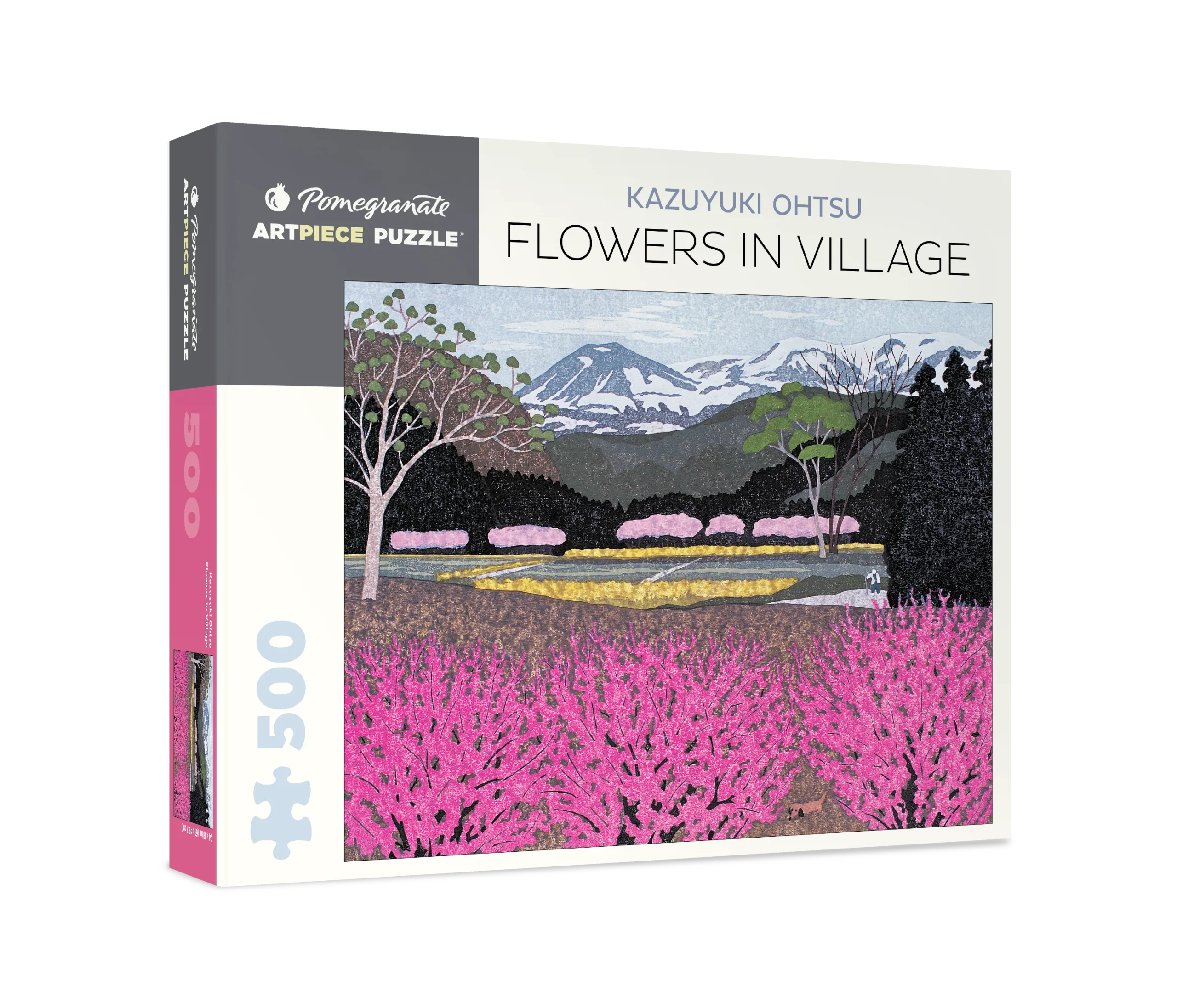 Kazuyuki Ohtsu: Flowers in Village 500-piece Jigsaw Puzzle