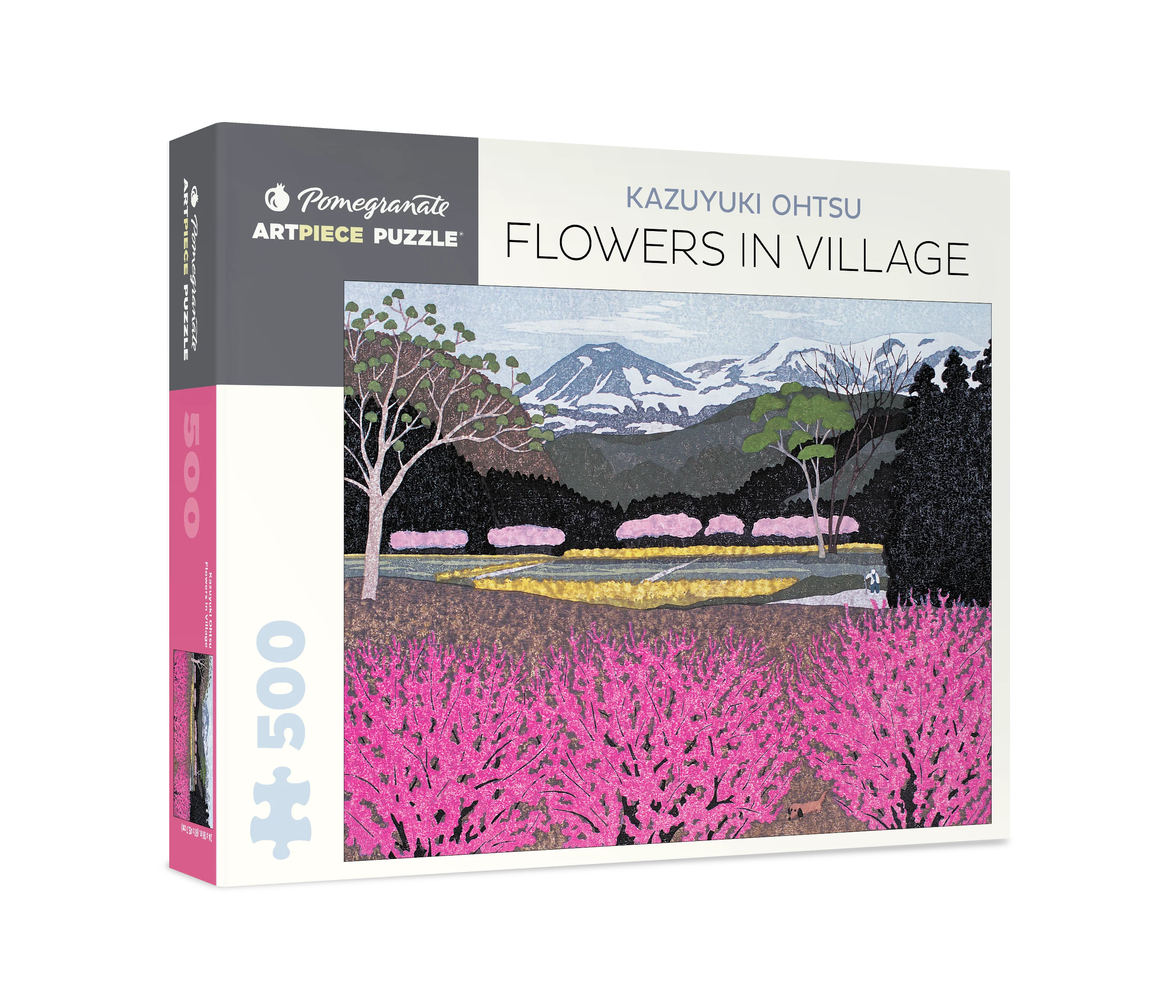Kazuyuki Ohtsu: Flowers in Village 500-piece Jigsaw Puzzle