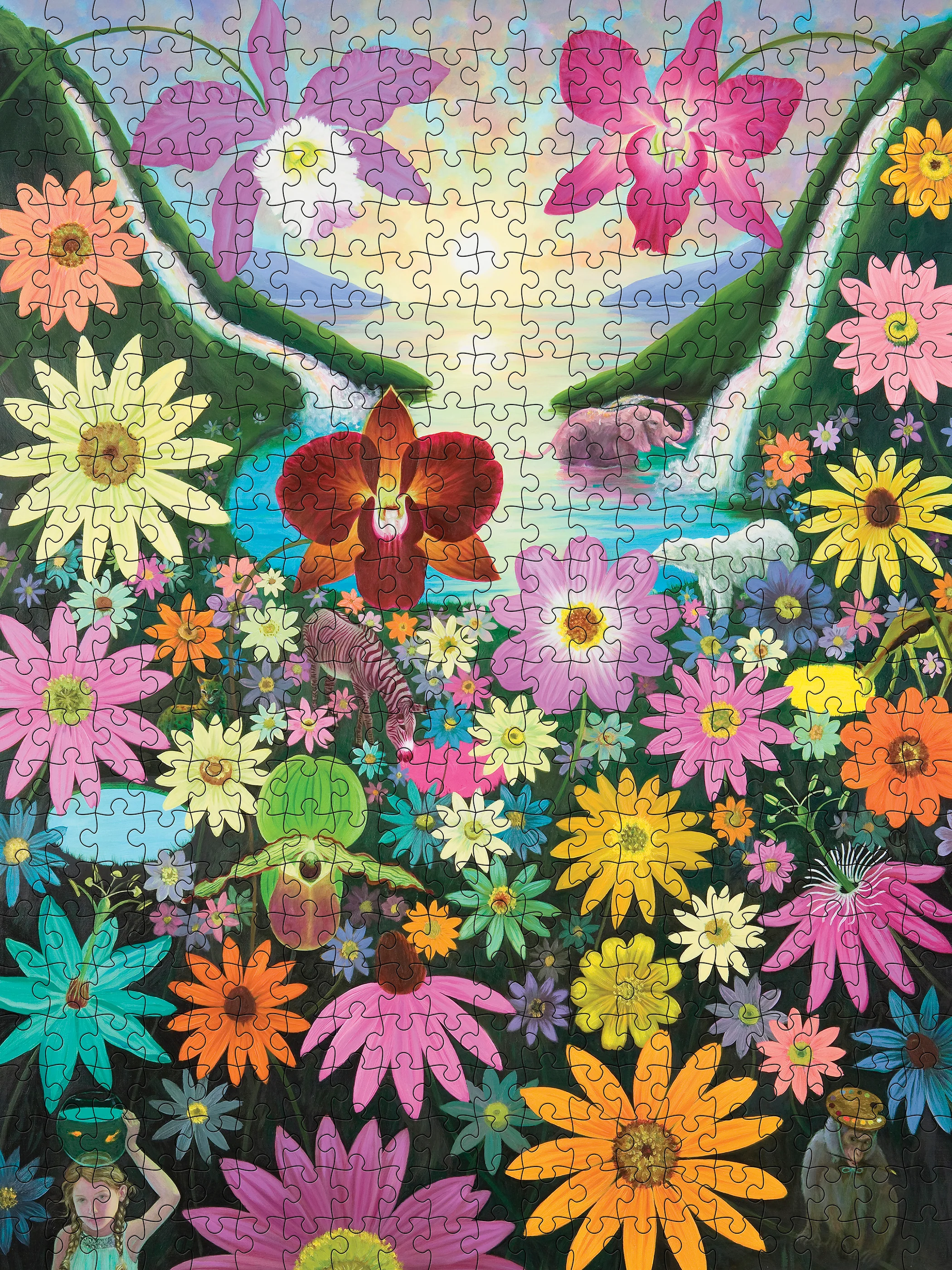 L. C. Armstrong: Rainbow Falls 500-Piece Jigsaw Puzzle