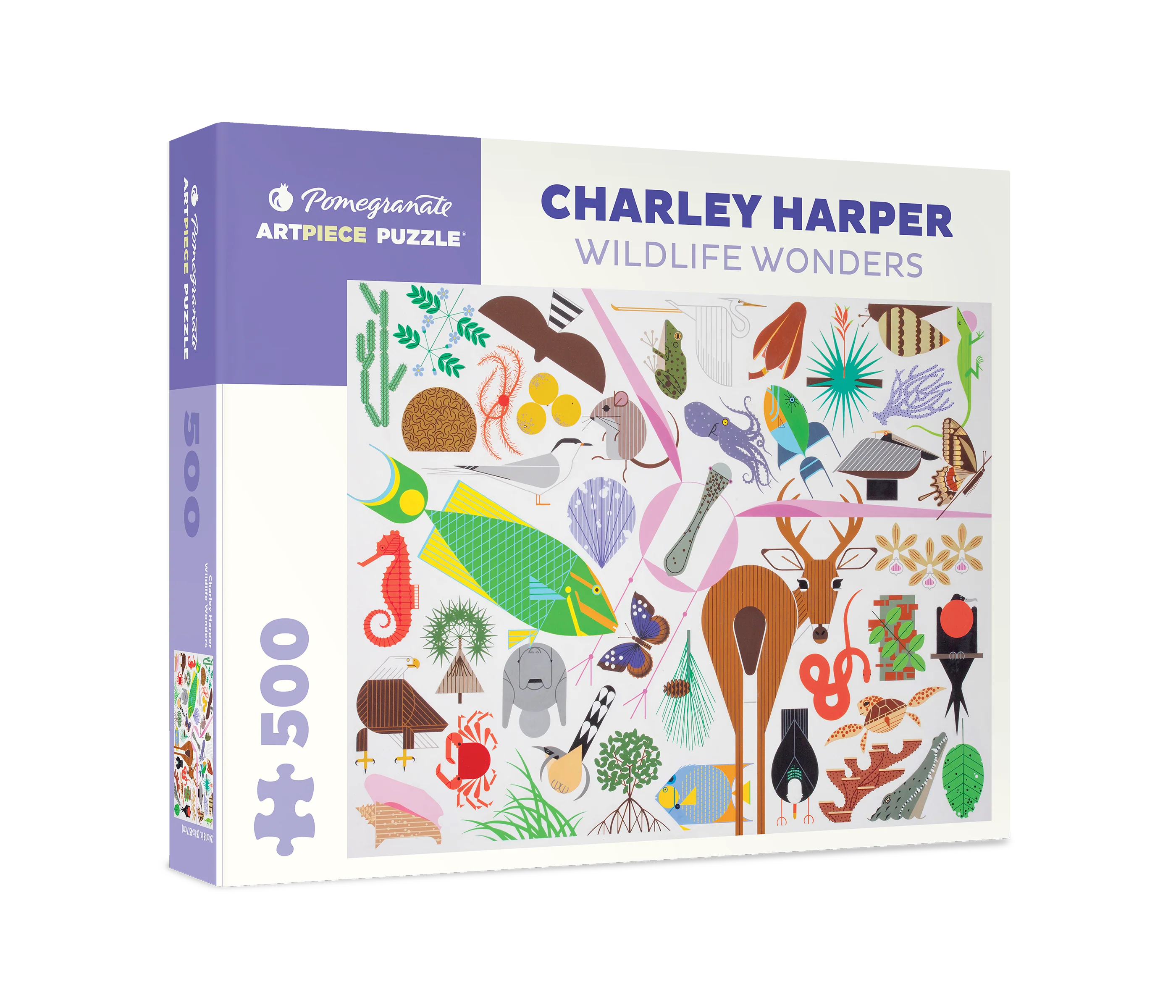 Charley Harper: Wildlife Wonders 500-Piece Jigsaw Puzzle