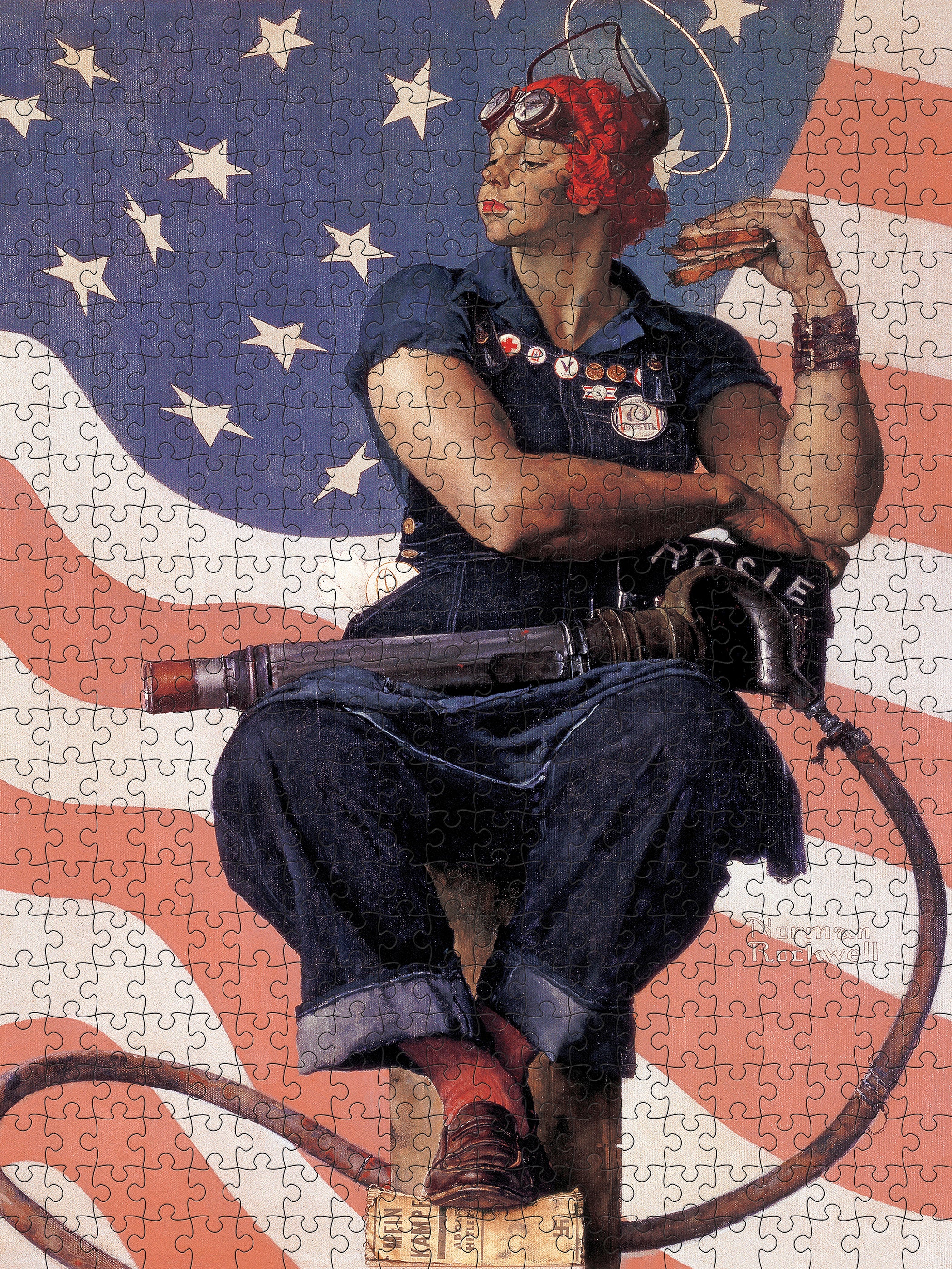 Norman Rockwell: Rosie the Riveter 500-Piece Jigsaw Puzzle
