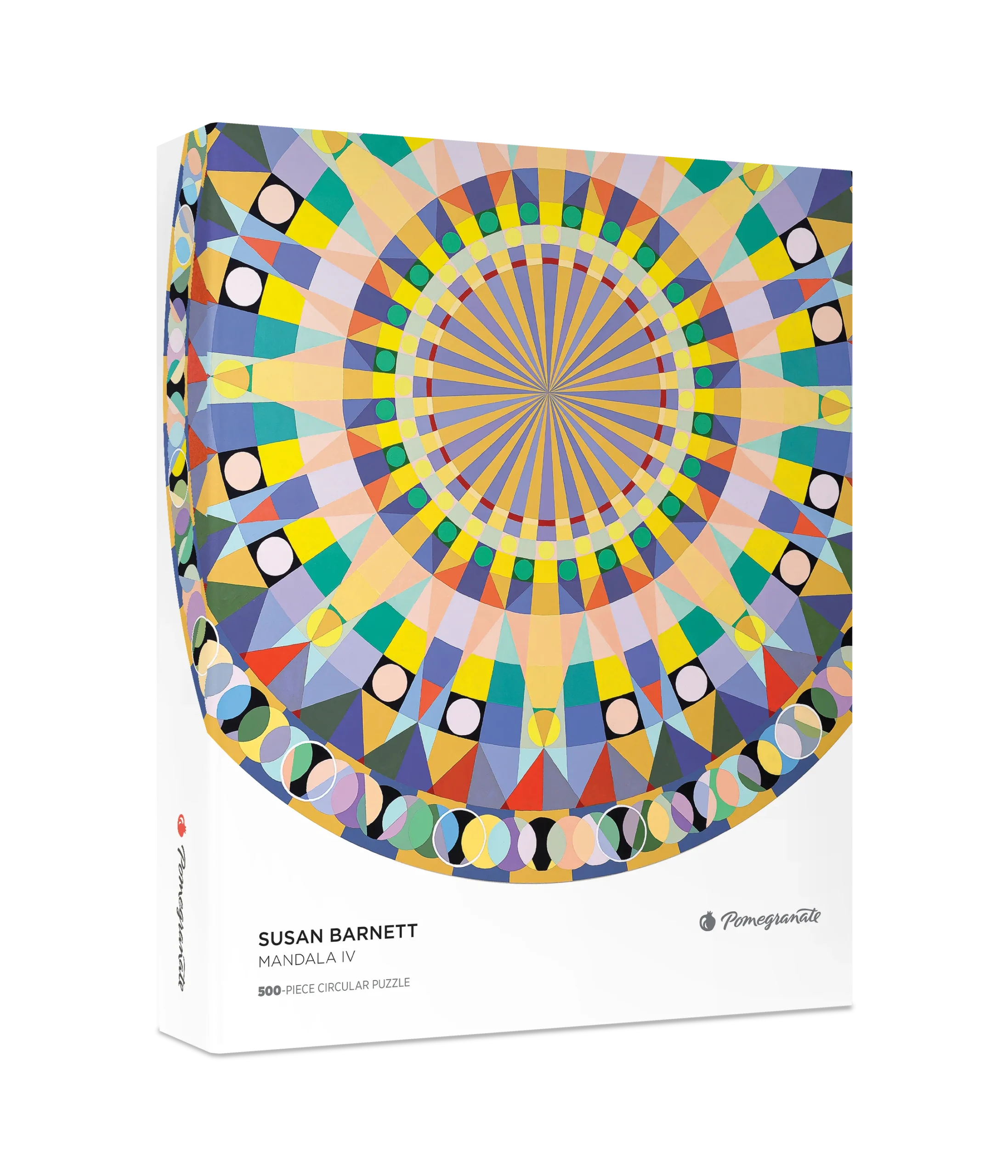 Home 9 Susan Barnett: Mandala IV 500-Piece Circular Jigsaw Puzzle
