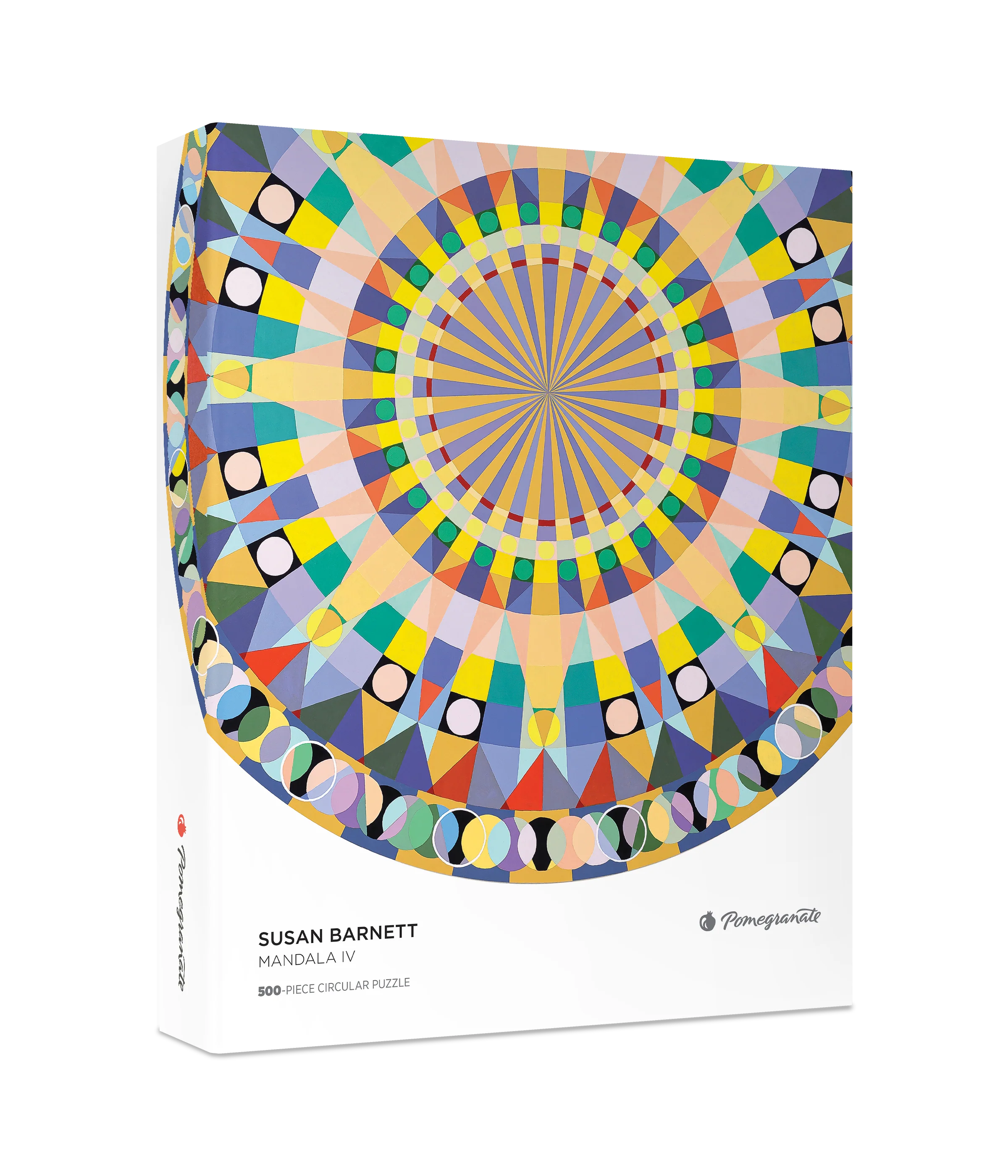 Home 9 Susan Barnett: Mandala IV 500-Piece Circular Jigsaw Puzzle
