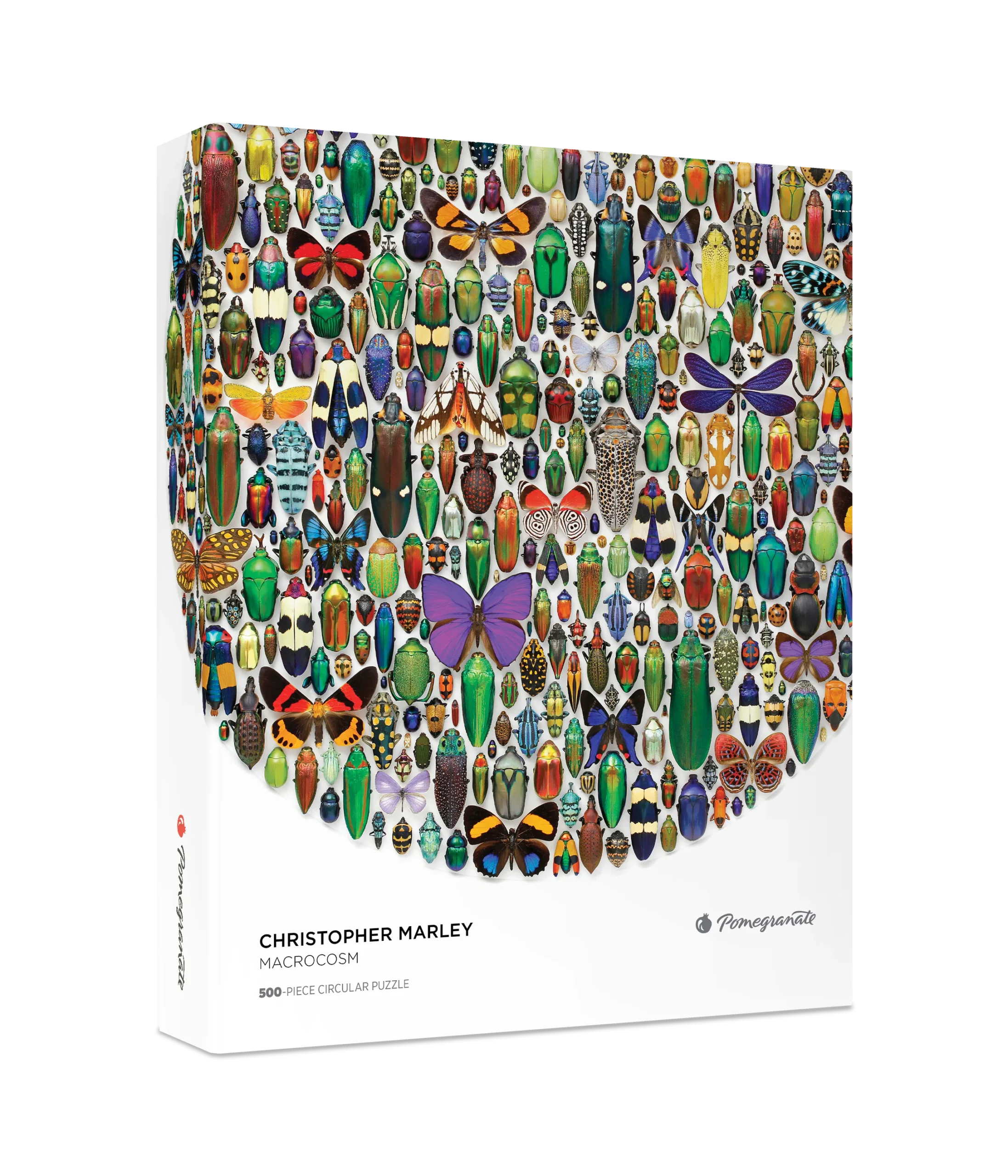 Home 7 Christopher Marley: Macrocosm 500-Piece Circular Jigsaw Puzzle