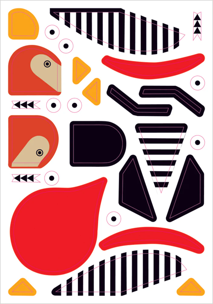 Charley Harper’s Sticky Birds: An Animal Sticker Kit 3 Charley Harper’s Sticky Birds: An Animal Sticker Kit