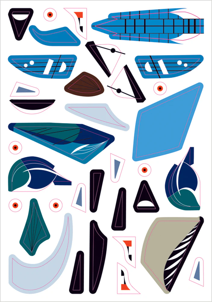 Charley Harper’s Sticky Birds: An Animal Sticker Kit 4 Charley Harper’s Sticky Birds: An Animal Sticker Kit