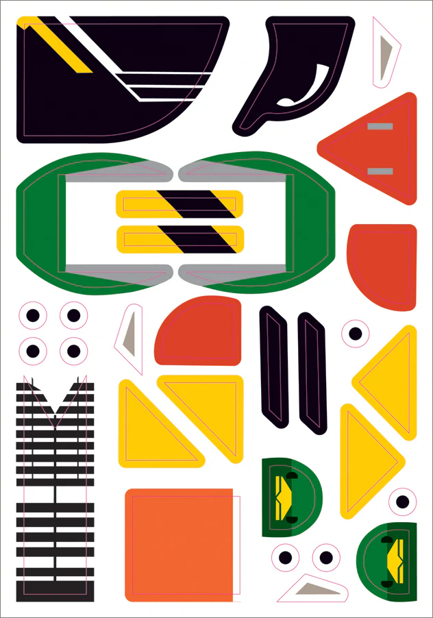 Charley Harper’s Sticky Birds: An Animal Sticker Kit 5 Charley Harper’s Sticky Birds: An Animal Sticker Kit