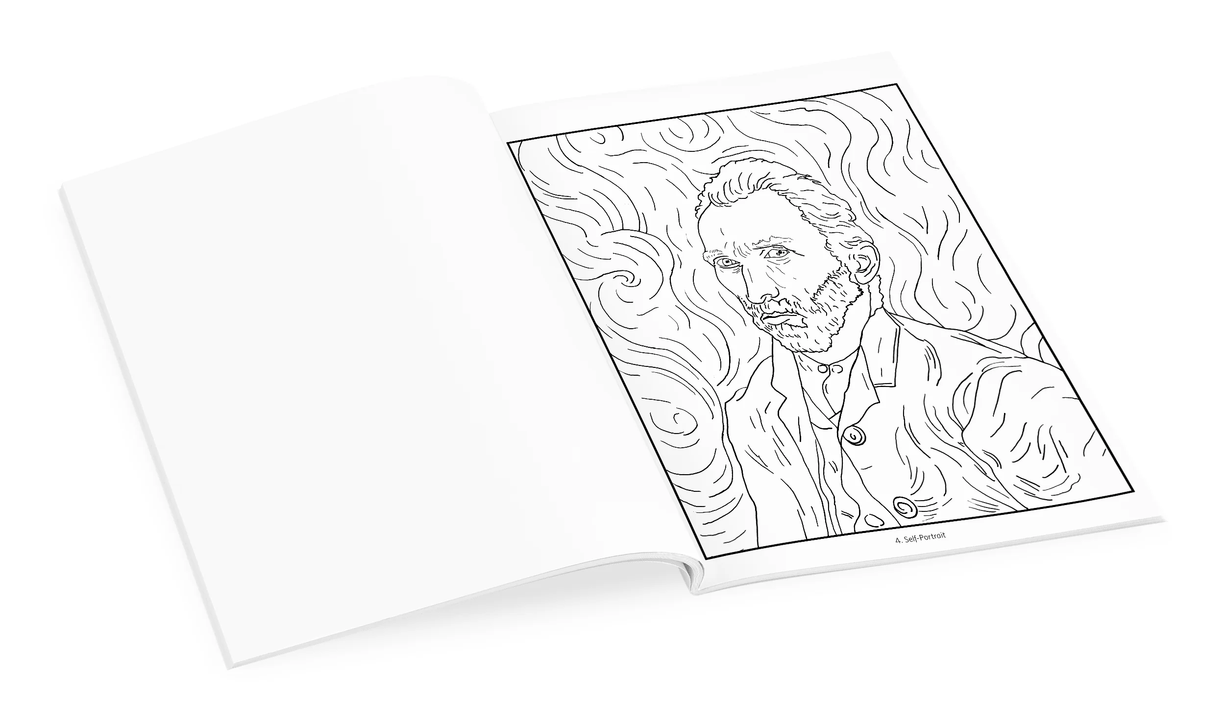 Vincent van Gogh Coloring Book