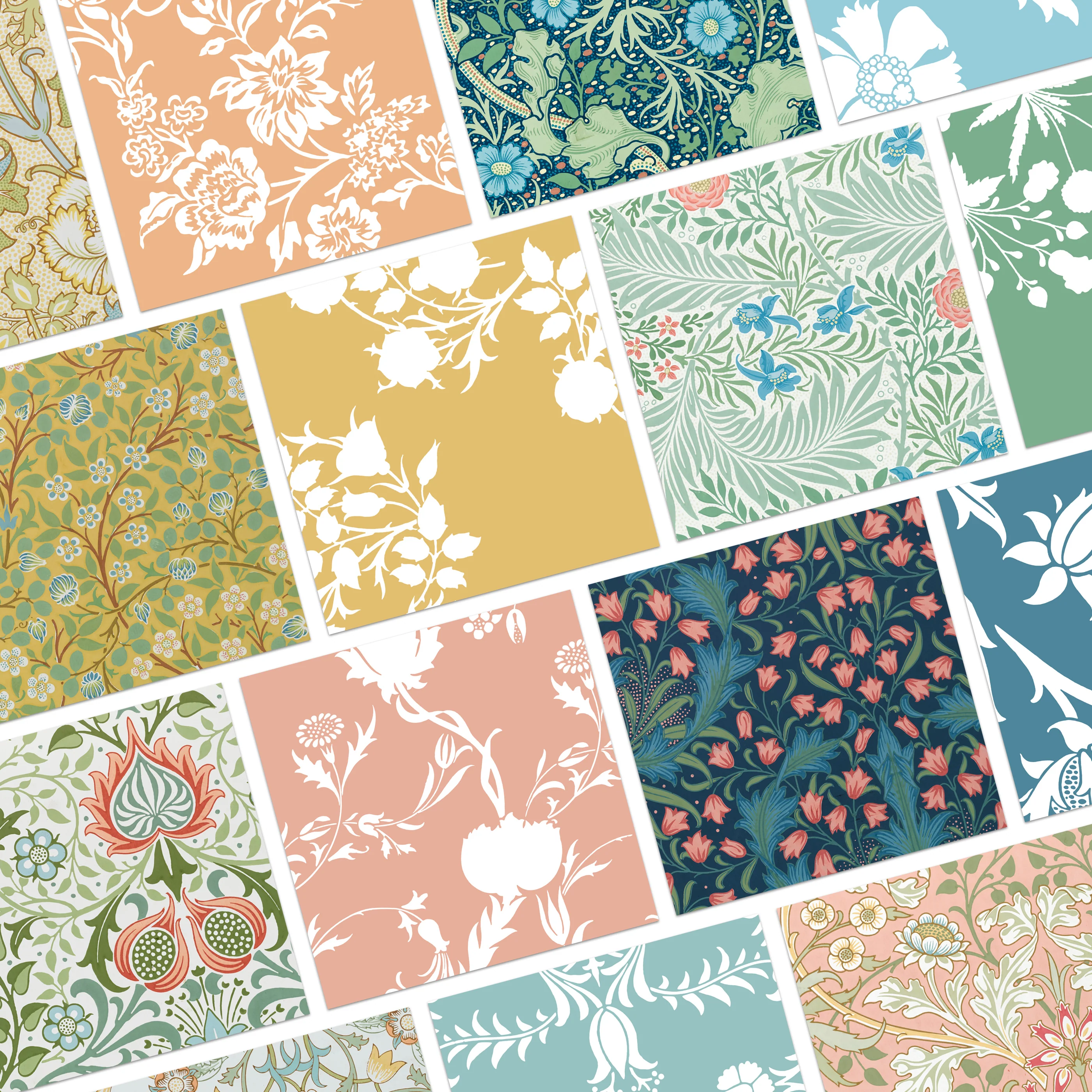 William Morris Origami Florals