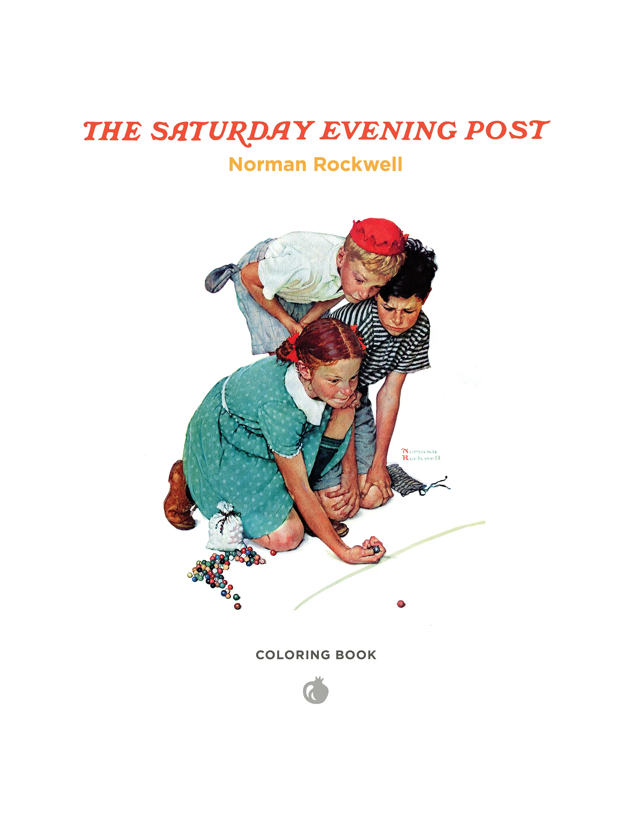 Norman Rockwell Coloring Book