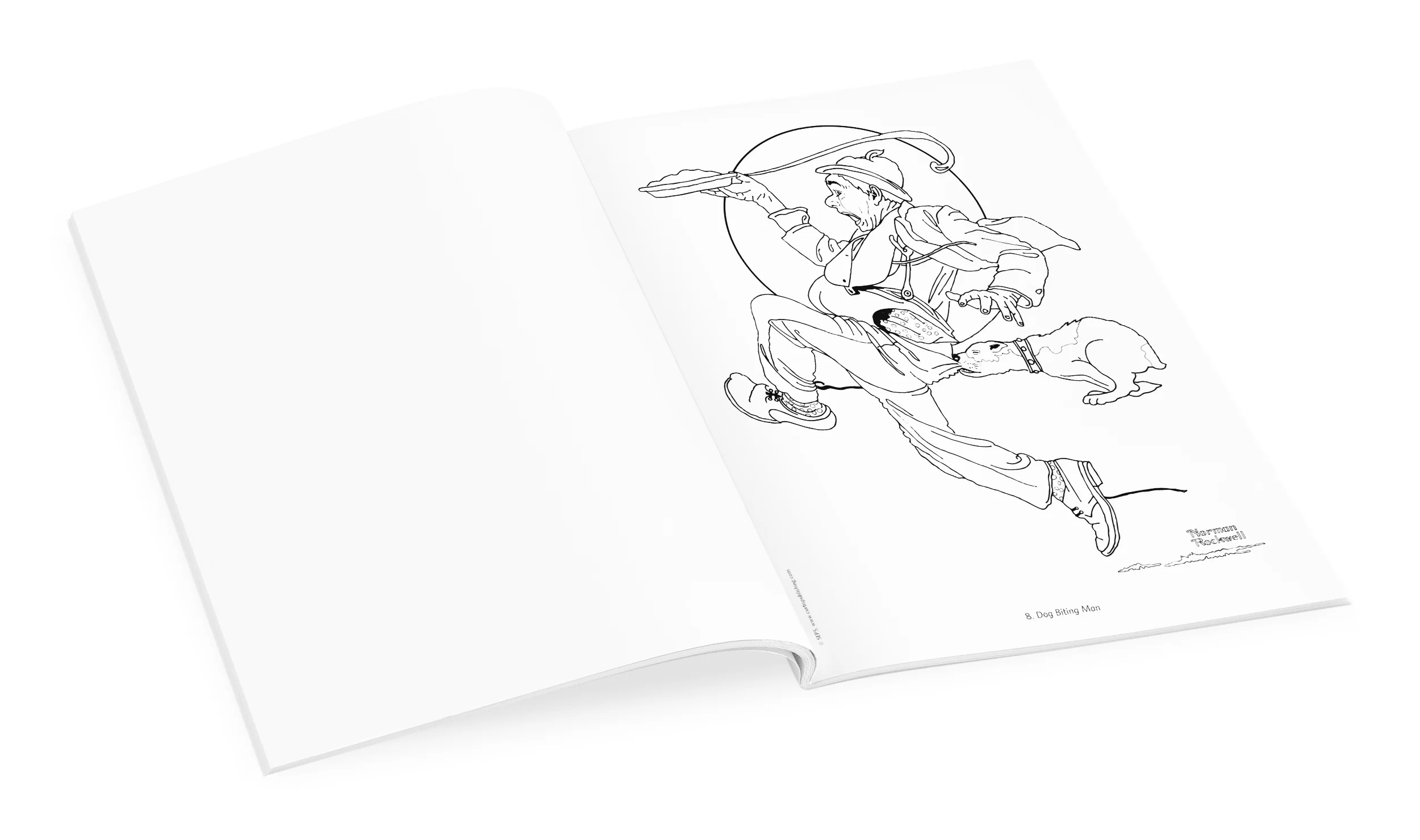 Norman Rockwell Coloring Book