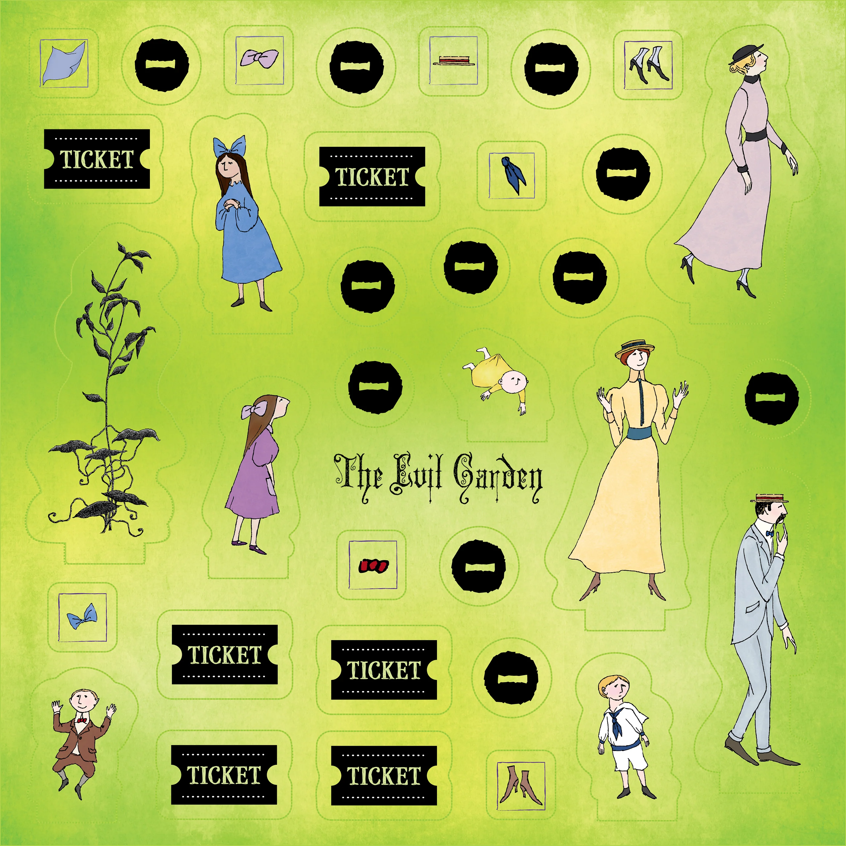 Escape from The Evil Garden: An Edward Gorey Board Game 7 Escape from The Evil Garden: An Edward Gorey Board Game