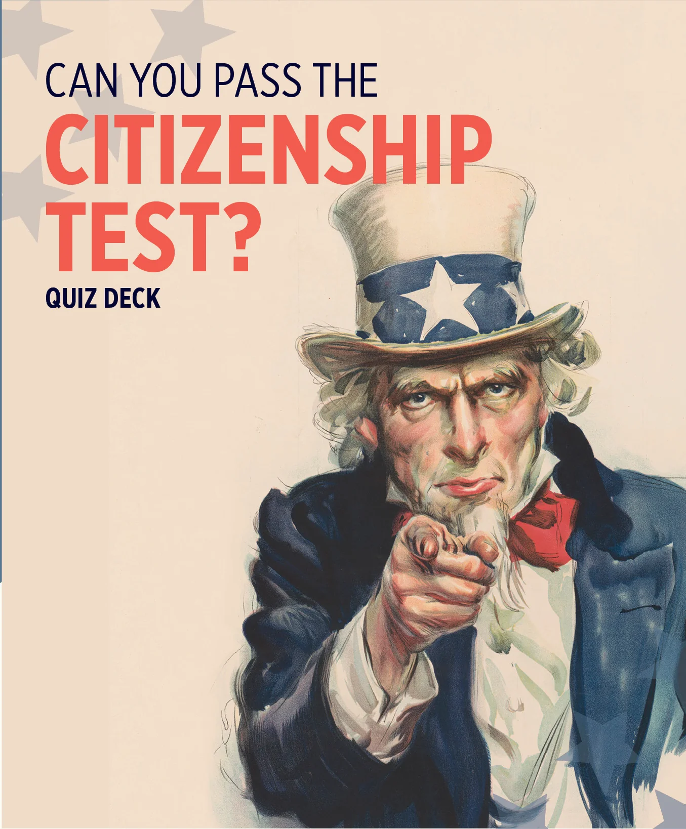 Can You Pass the Citizenship Test? Knowledge Cards