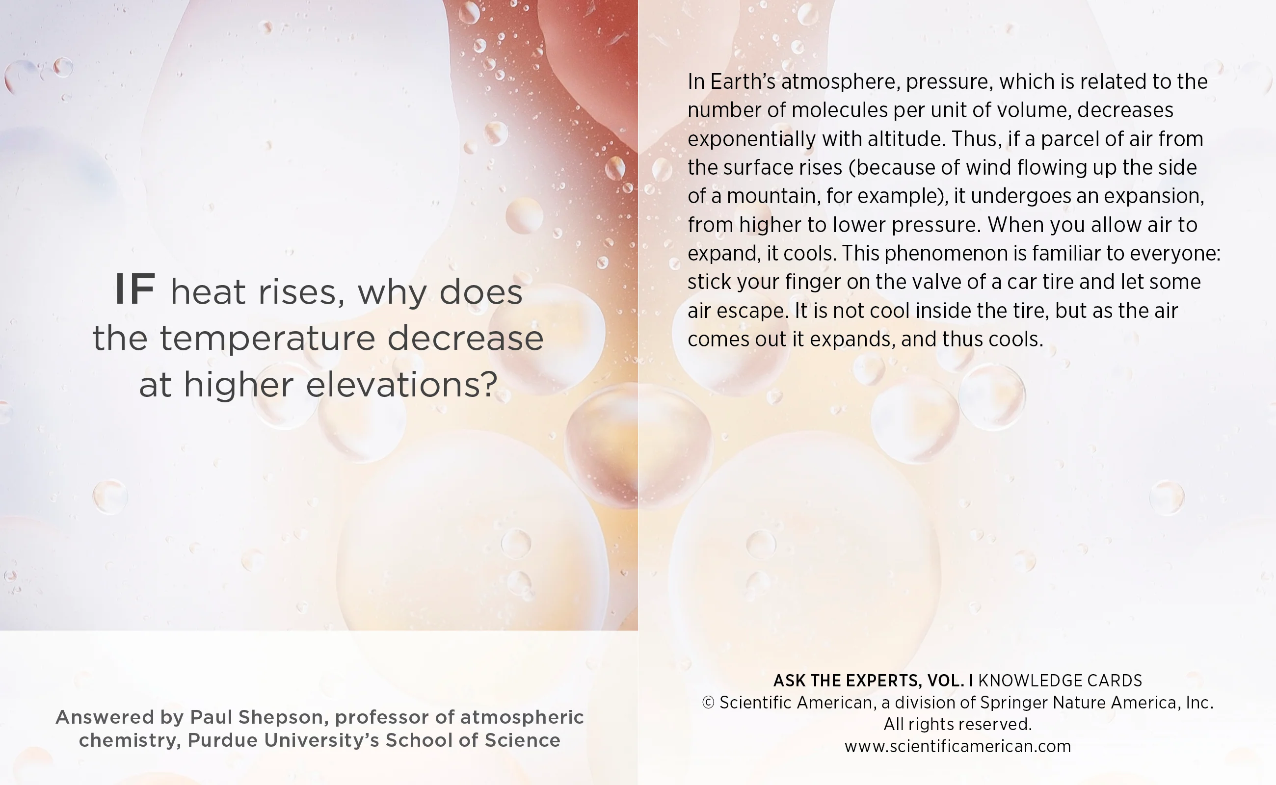 Ask the Experts: Mind-Blowing Answers to Science Questions, Vol. 1 Knowledge Cards