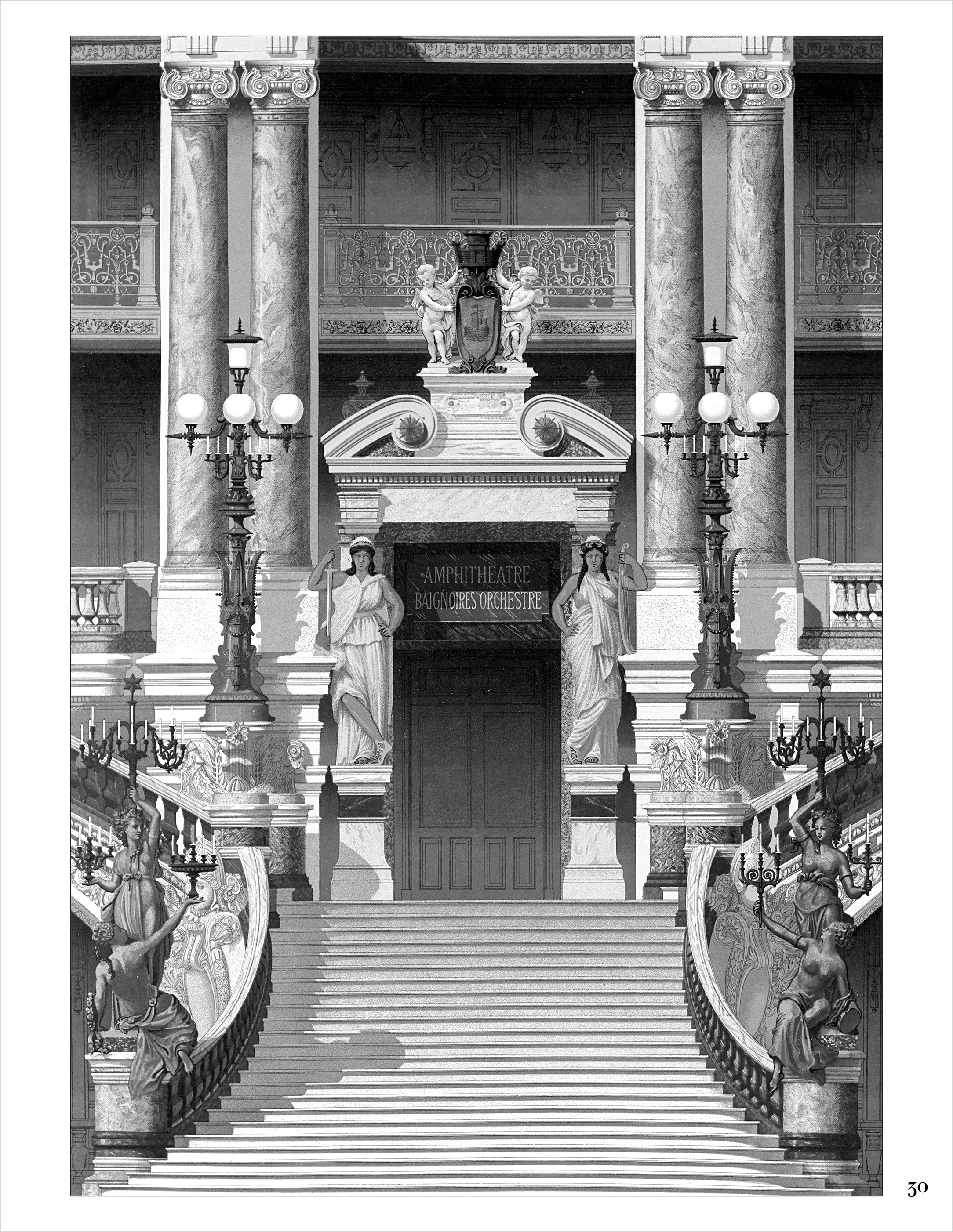 Charles Garnier: Designs for the Paris Opera House Colouring Book