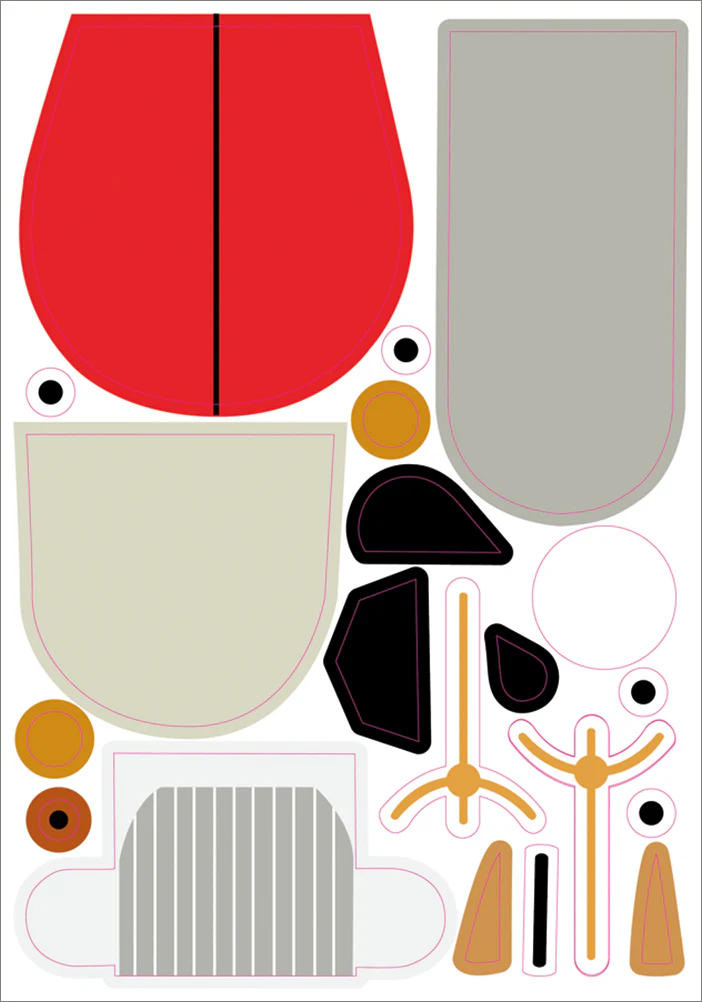 Charley Harper’s Sticky Critters: An Animal Sticker Kit 4 Charley Harper’s Sticky Critters: An Animal Sticker Kit