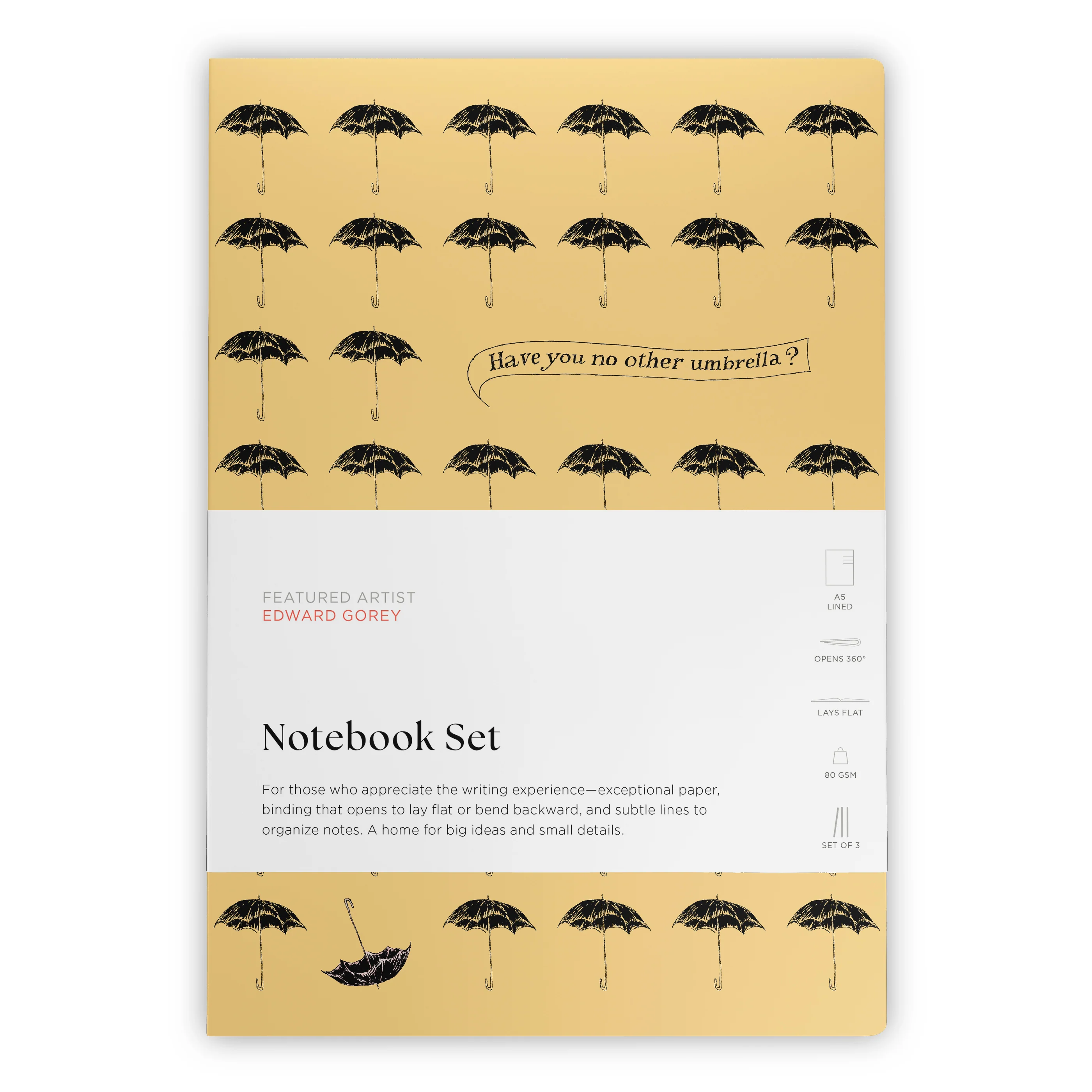 Edward Gorey Notebook Set