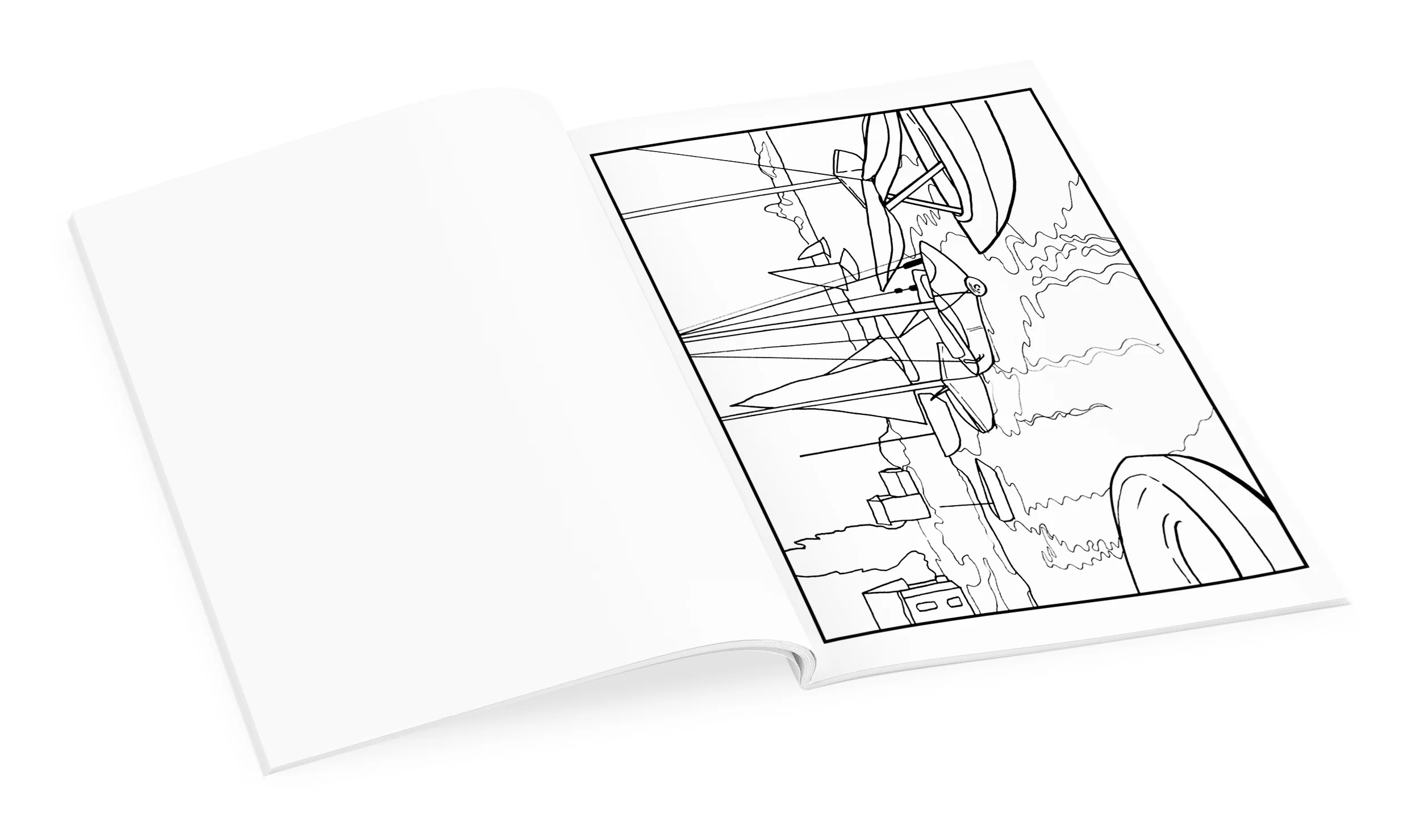 Impressionists on the Water Coloring Book