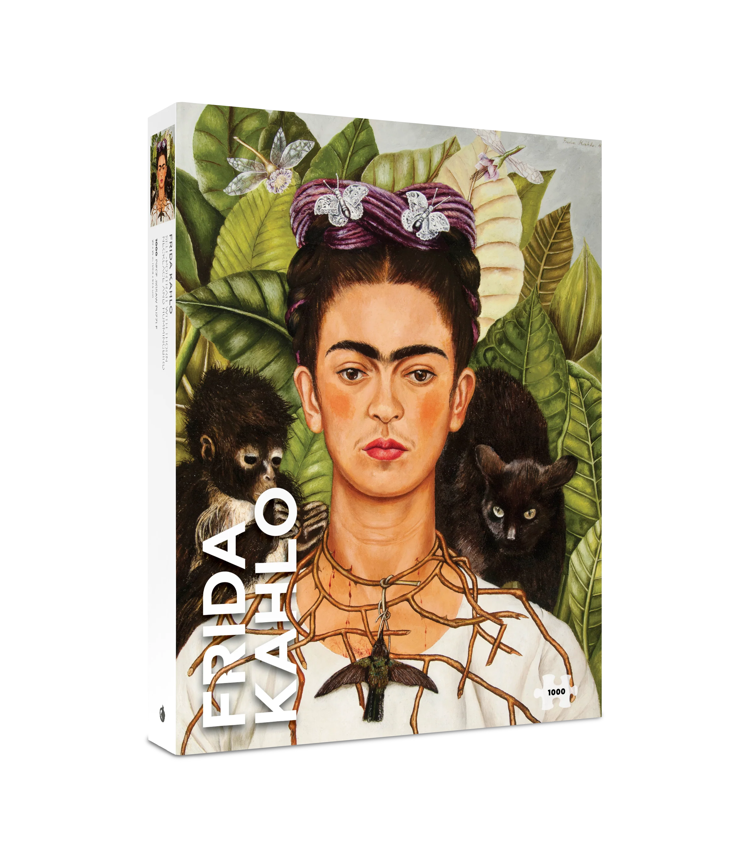 Frida Kahlo: Self-Portrait with Thorn Necklace and Hummingbird 1000-Piece Jigsaw Puzzle