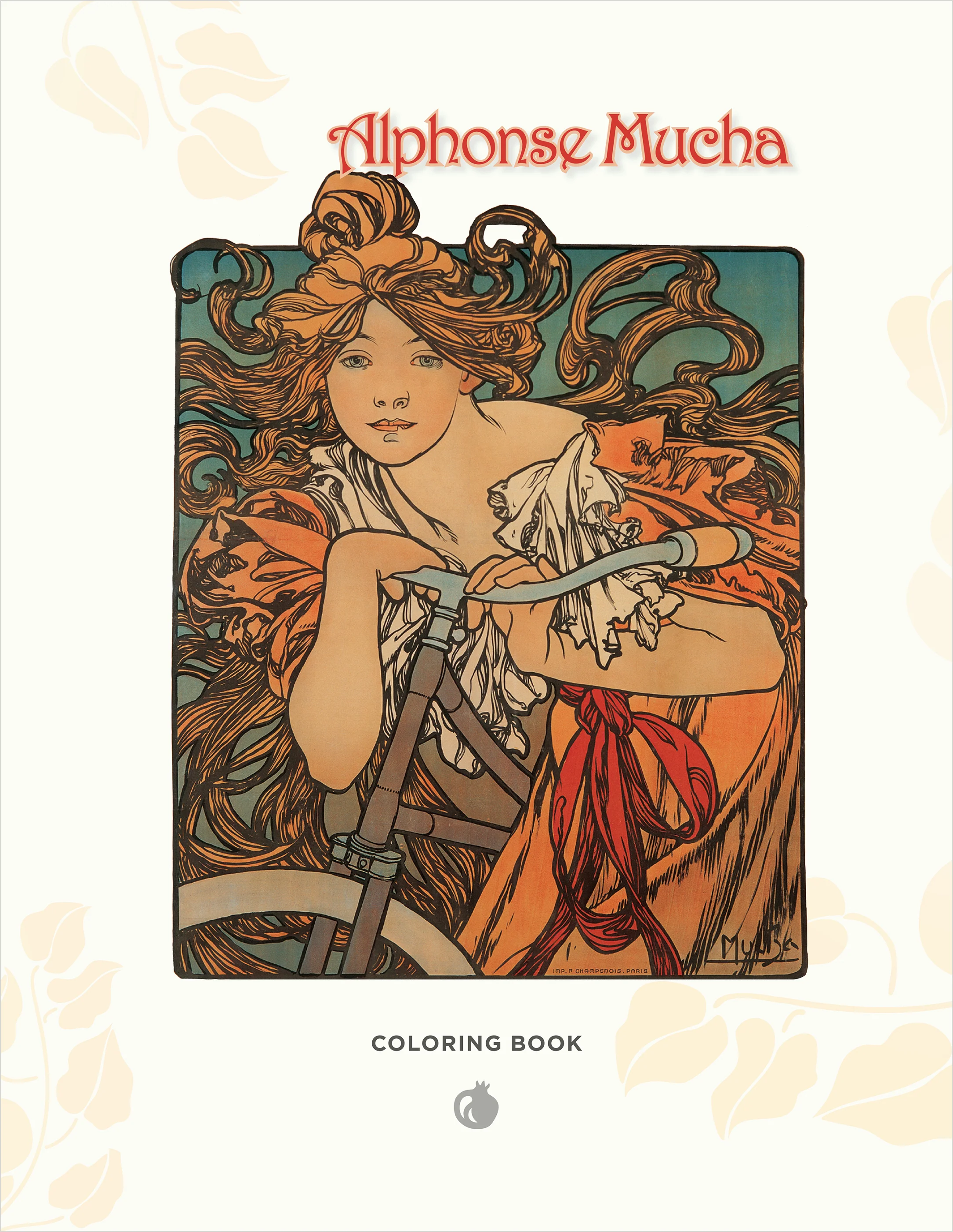 Alphonse Mucha Coloring Book