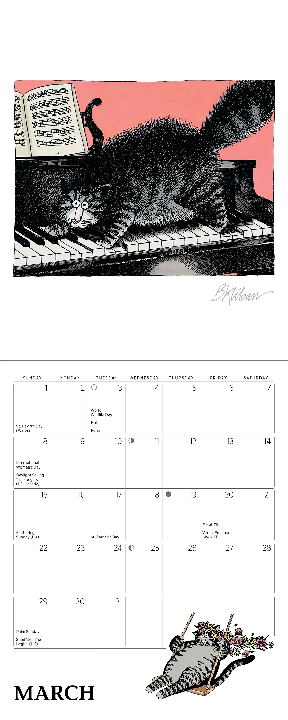 B. Kliban: CatCalendar 2026 Mini Wall Calendar 5 B. Kliban: CatCalendar 2026 Mini Wall Calendar