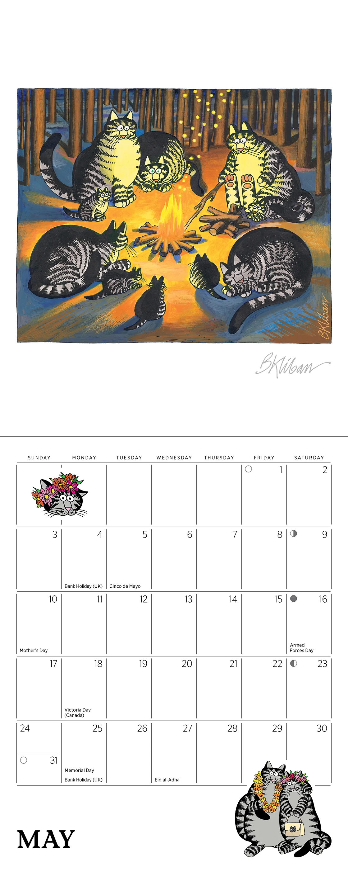 B. Kliban: CatCalendar 2026 Mini Wall Calendar 7 B. Kliban: CatCalendar 2026 Mini Wall Calendar