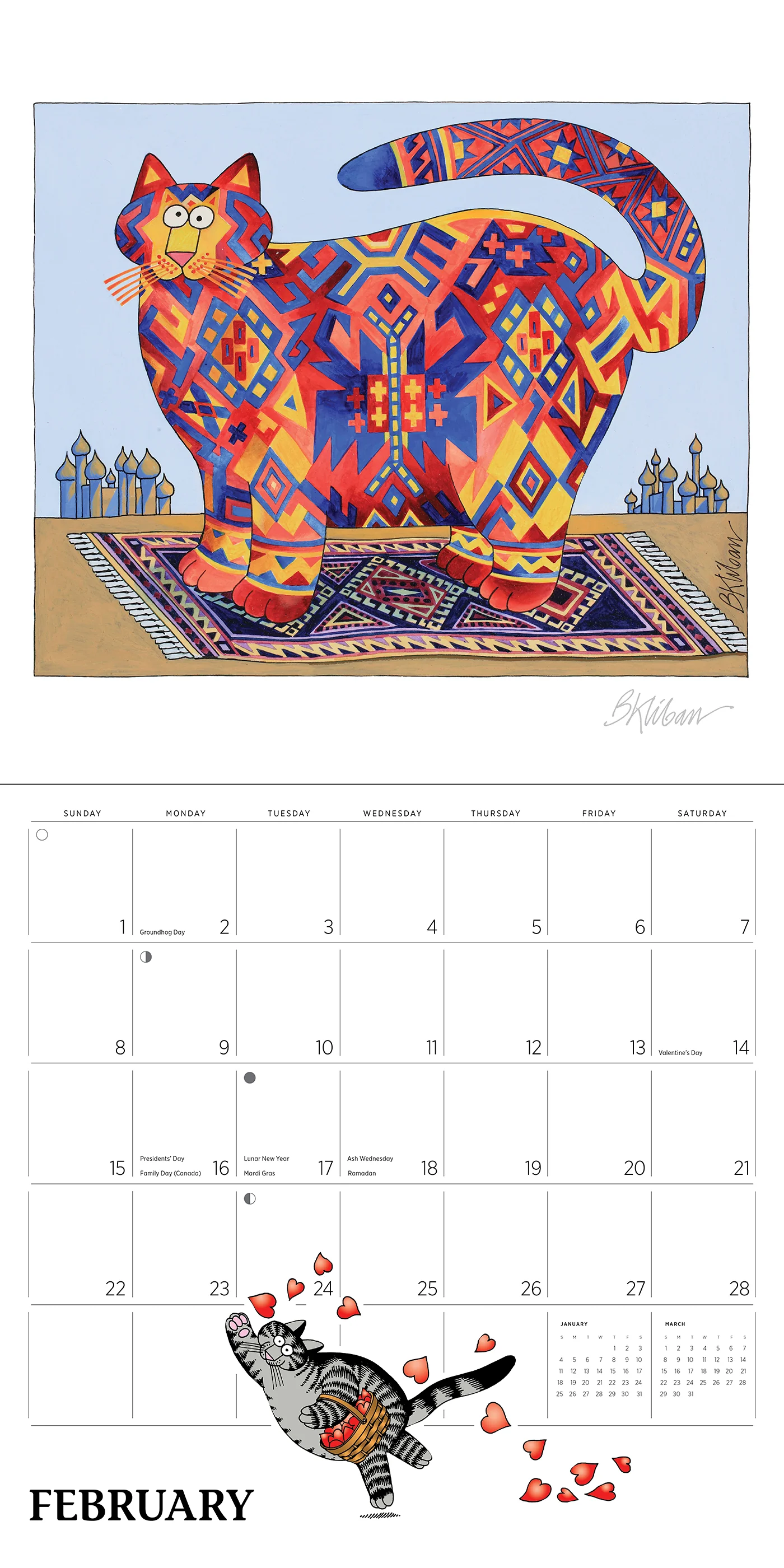 B. Kliban: CatCalendar 2026 Wall Calendar 4 B. Kliban: CatCalendar 2026 Wall Calendar