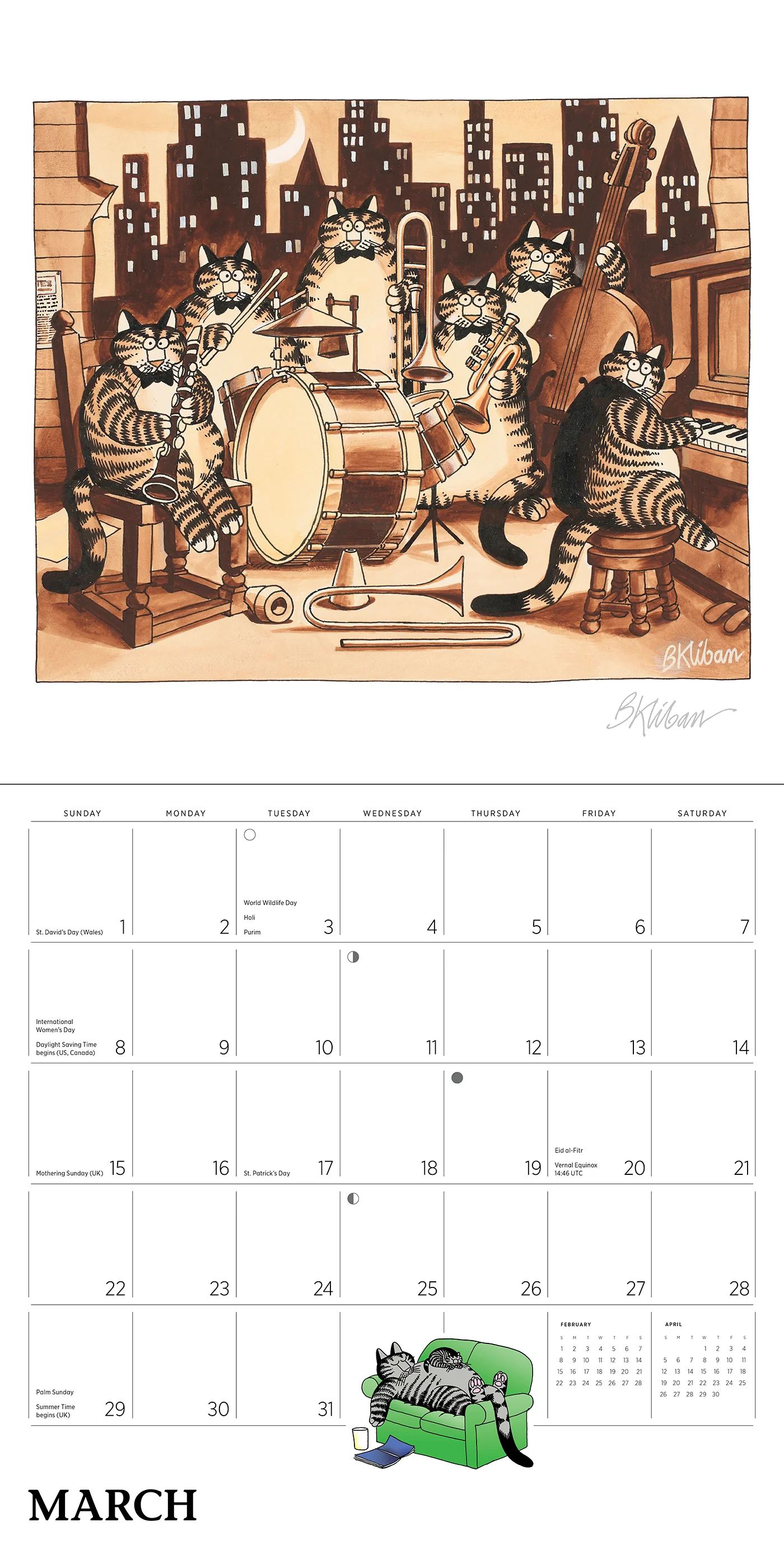B. Kliban: CatCalendar 2026 Wall Calendar 5 B. Kliban: CatCalendar 2026 Wall Calendar