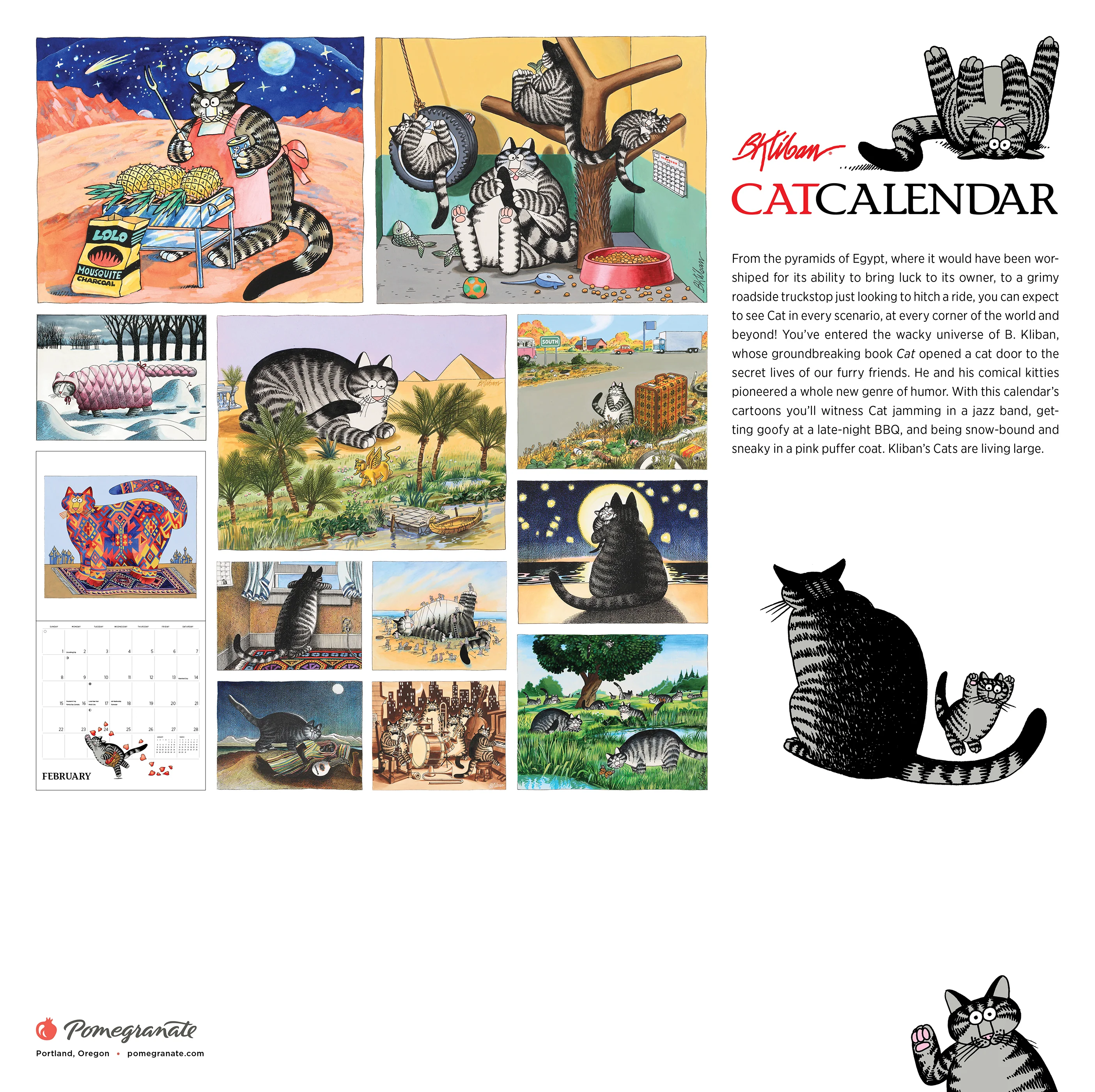 B. Kliban: CatCalendar 2026 Wall Calendar 8 B. Kliban: CatCalendar 2026 Wall Calendar