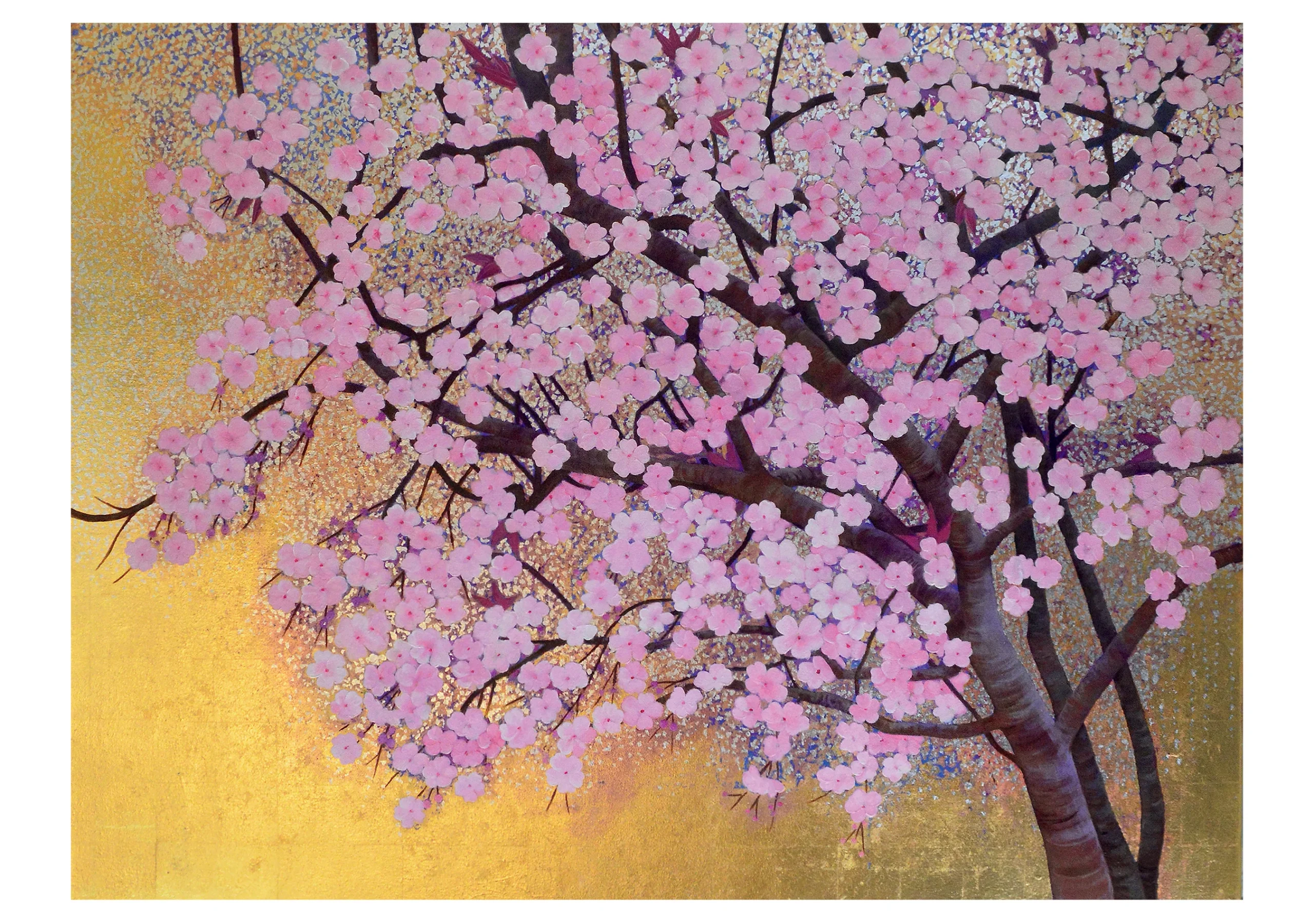 Joan Metcalf: Cherry Blossoms #2 Birthday Card