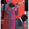Romare Bearden: Up at Minton's Birthday Card