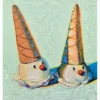 Wayne Thiebaud: Jolly Cones Birthday Card