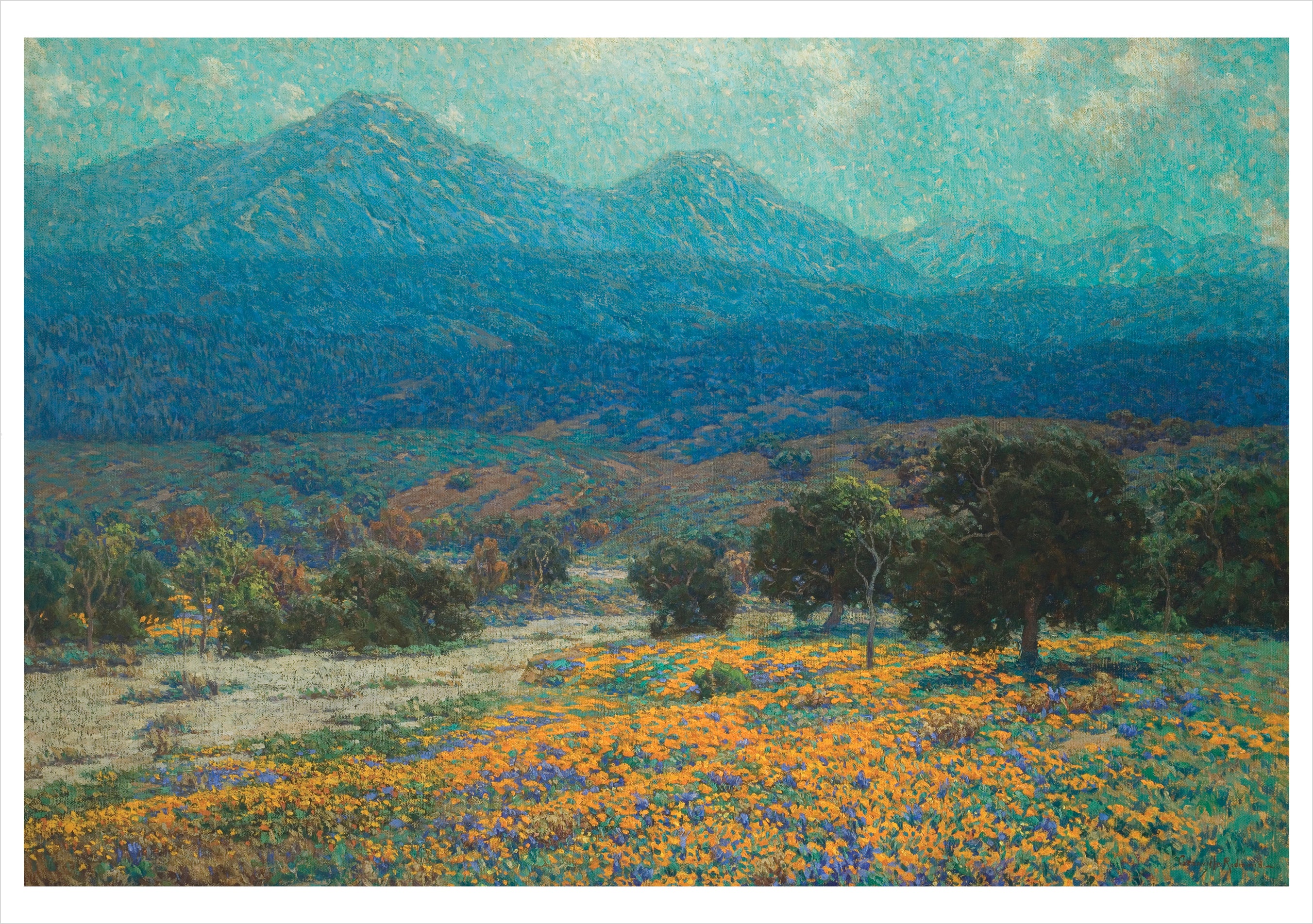 Granville Redmond: California Poppy Field Notecard
