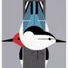 Charley Harper: Upside Downside Notecard