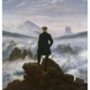 Caspar David Friedrich: Wanderer Above the Sea of Fog Notecard