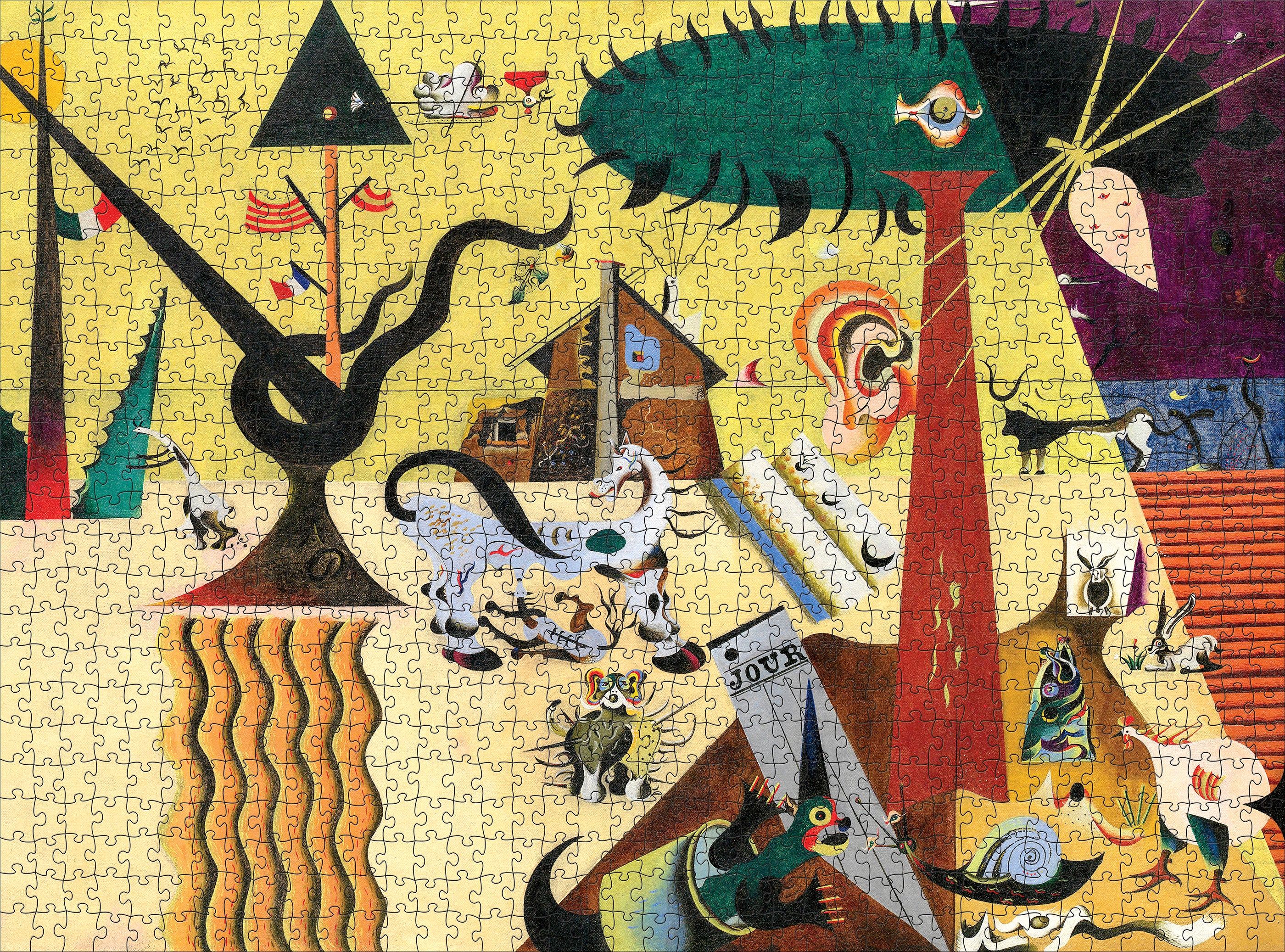 Joan Miró: The Tilled Field 1000-Piece Jigsaw Puzzle 2 Joan Miró: The Tilled Field 1000-Piece Jigsaw Puzzle