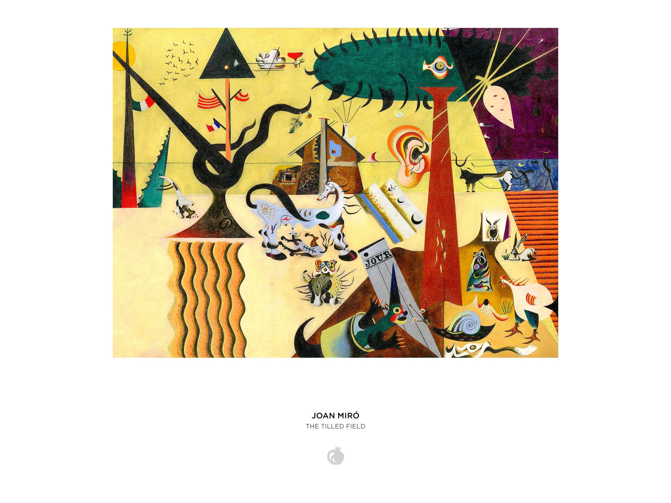 Joan Miró: The Tilled Field 1000-Piece Jigsaw Puzzle 3 Joan Miró: The Tilled Field 1000-Piece Jigsaw Puzzle