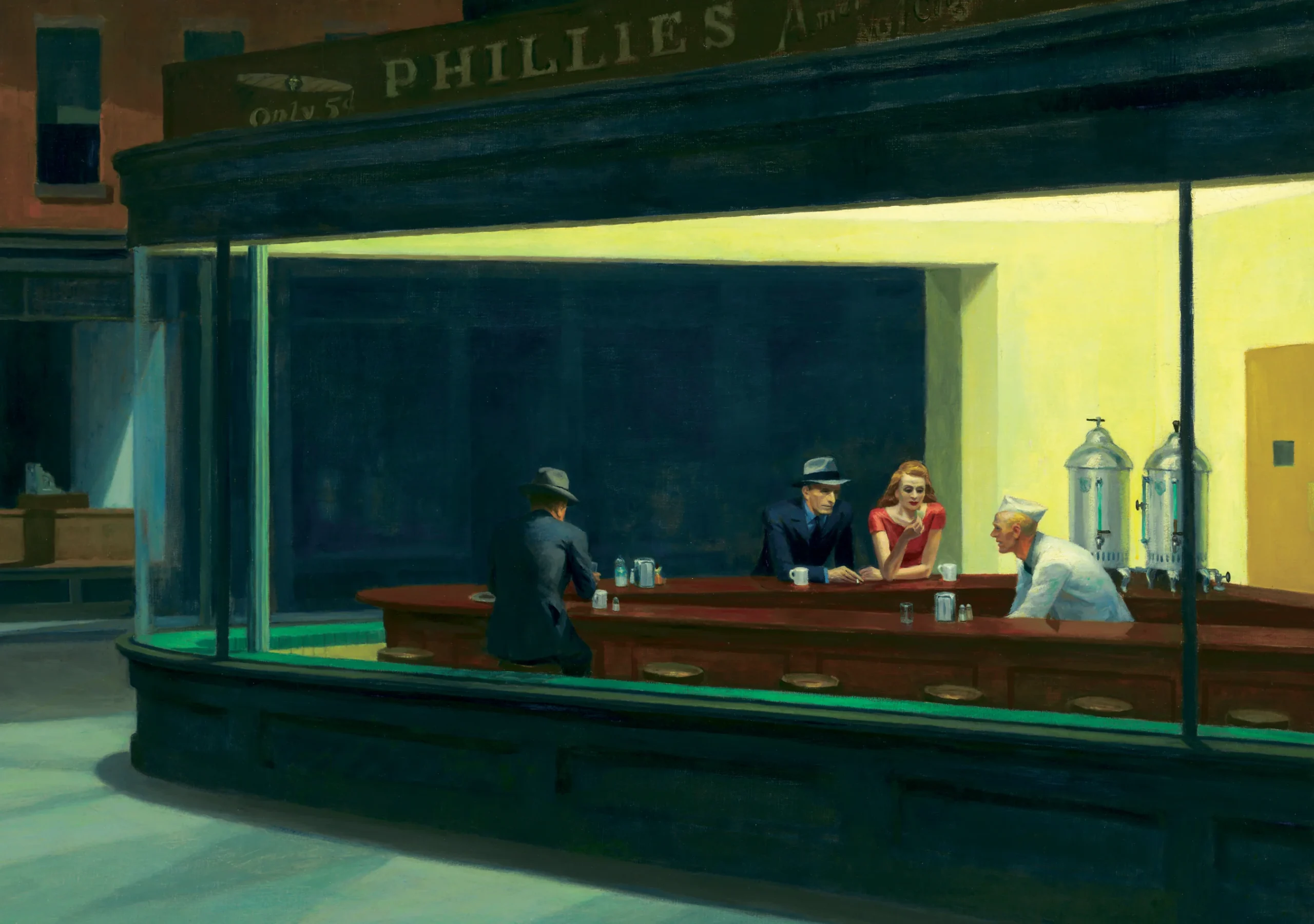 Edward Hopper: Nighthawks Notecard